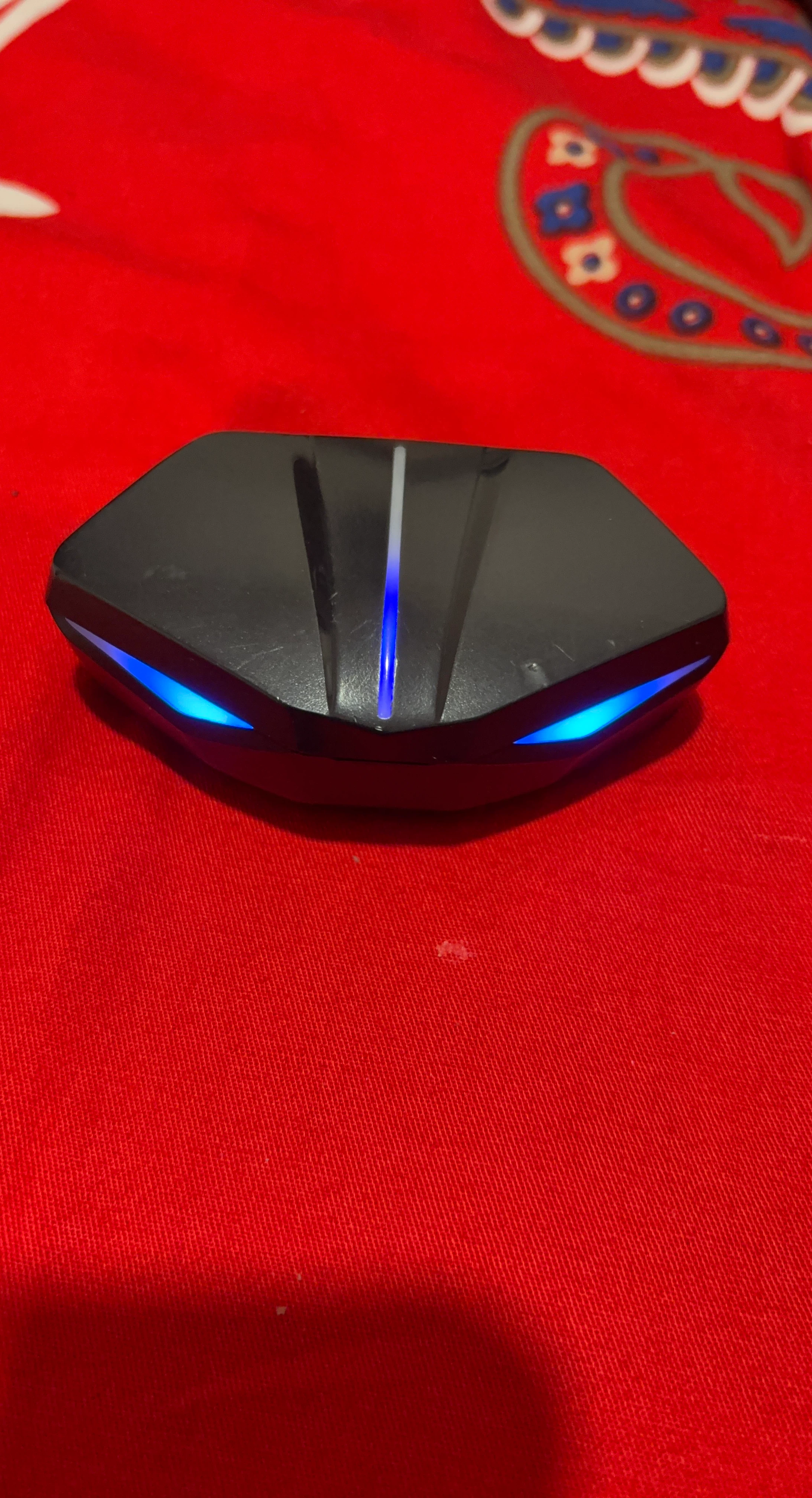 Black Wireless Earbuds with Charging Case