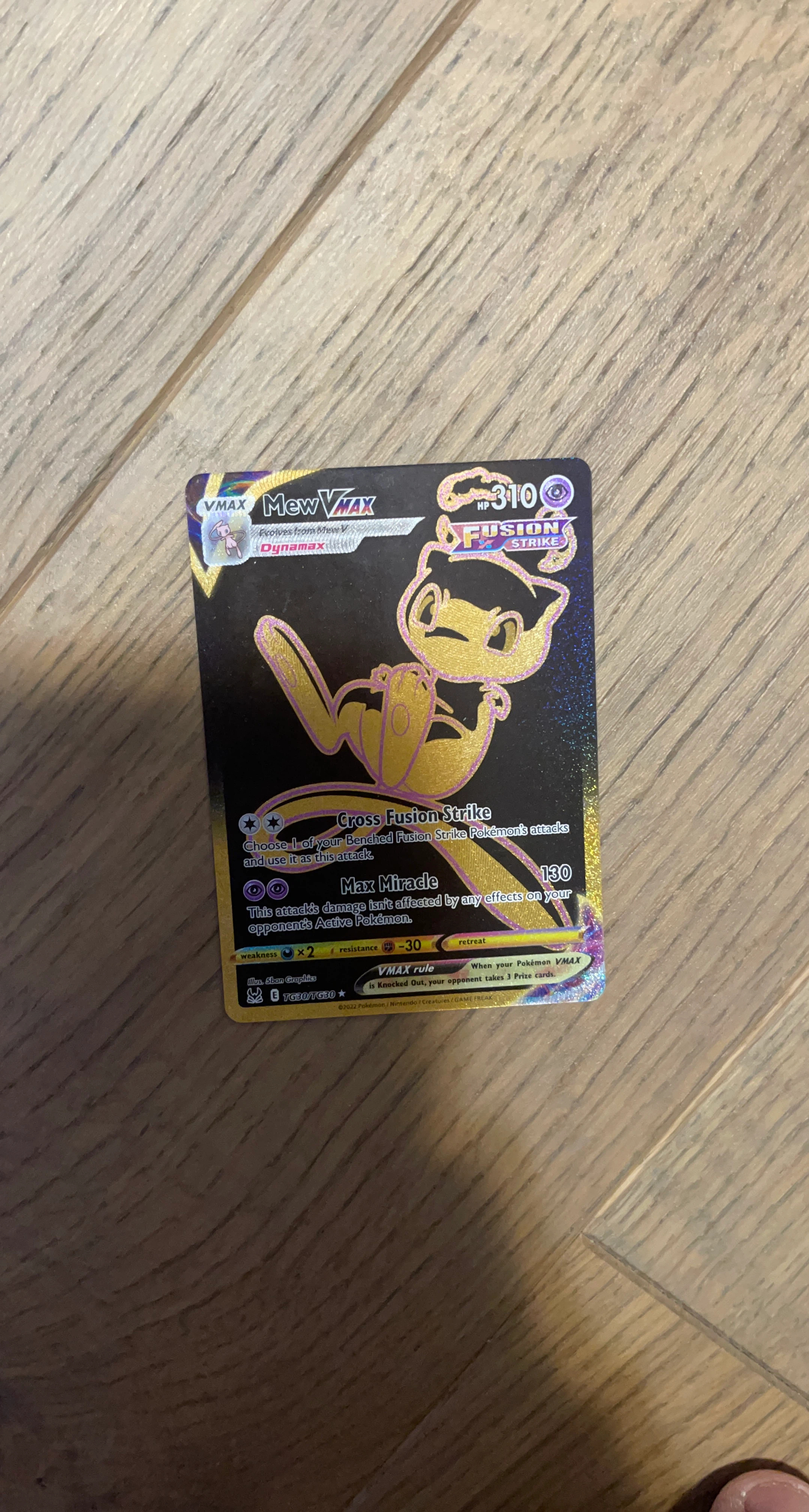 Pokémon TCG Mew VMAX Fusion Strike TG30/TG30