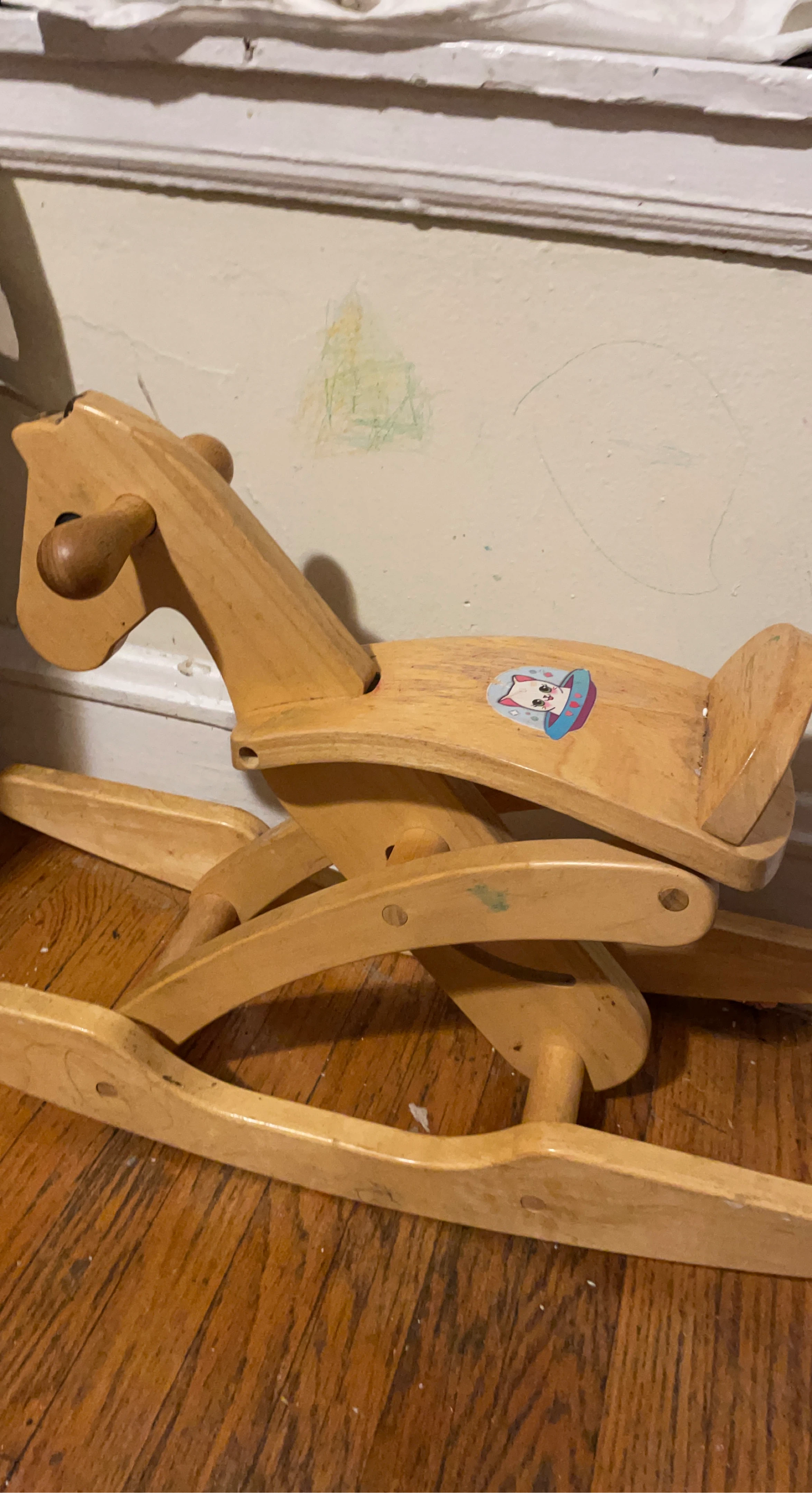 Wooden Rocking Horse Toy