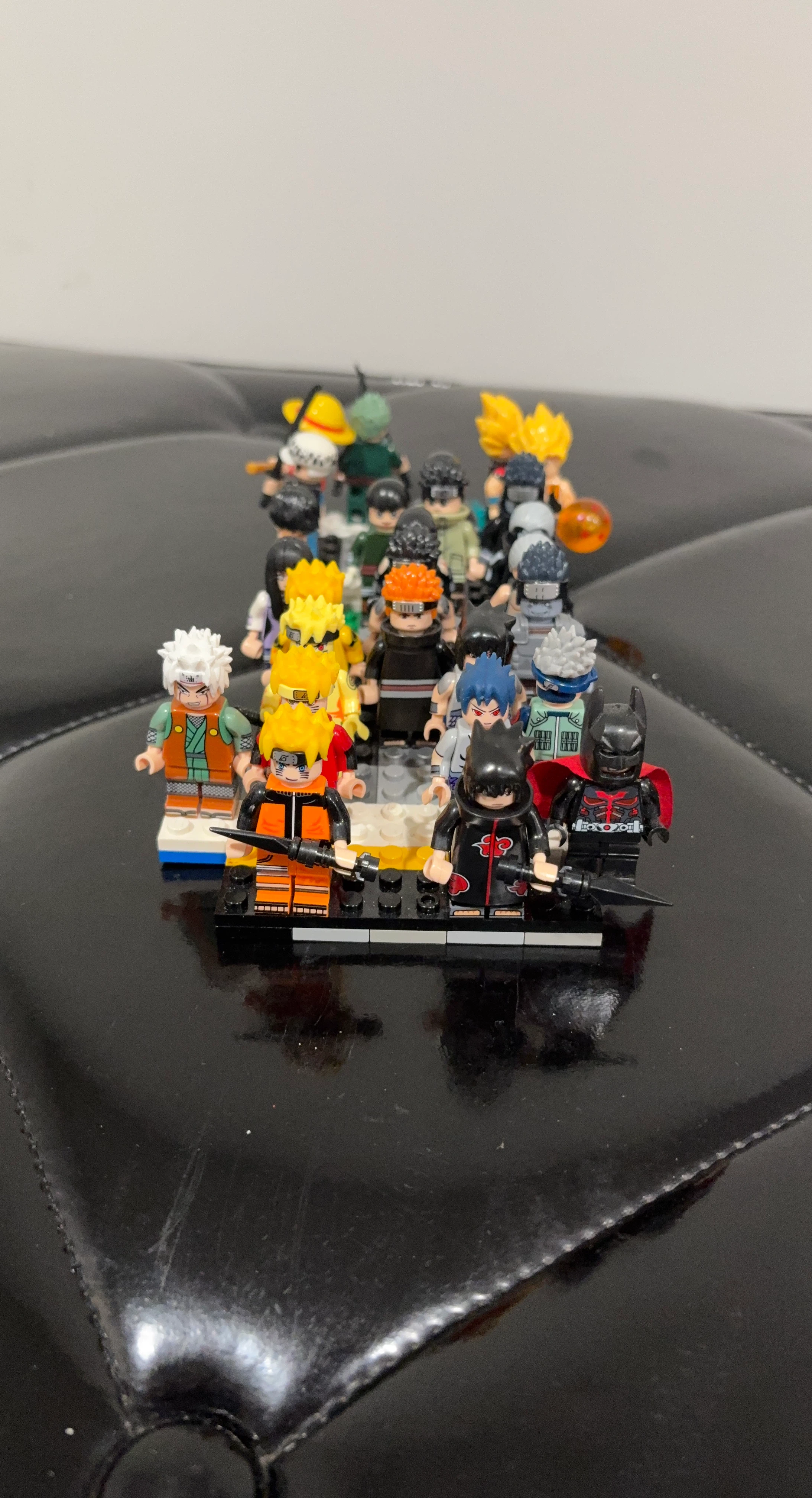 Custom Anime Minifigure Lot (NarutoOne PieceDragon Ball ZBatman