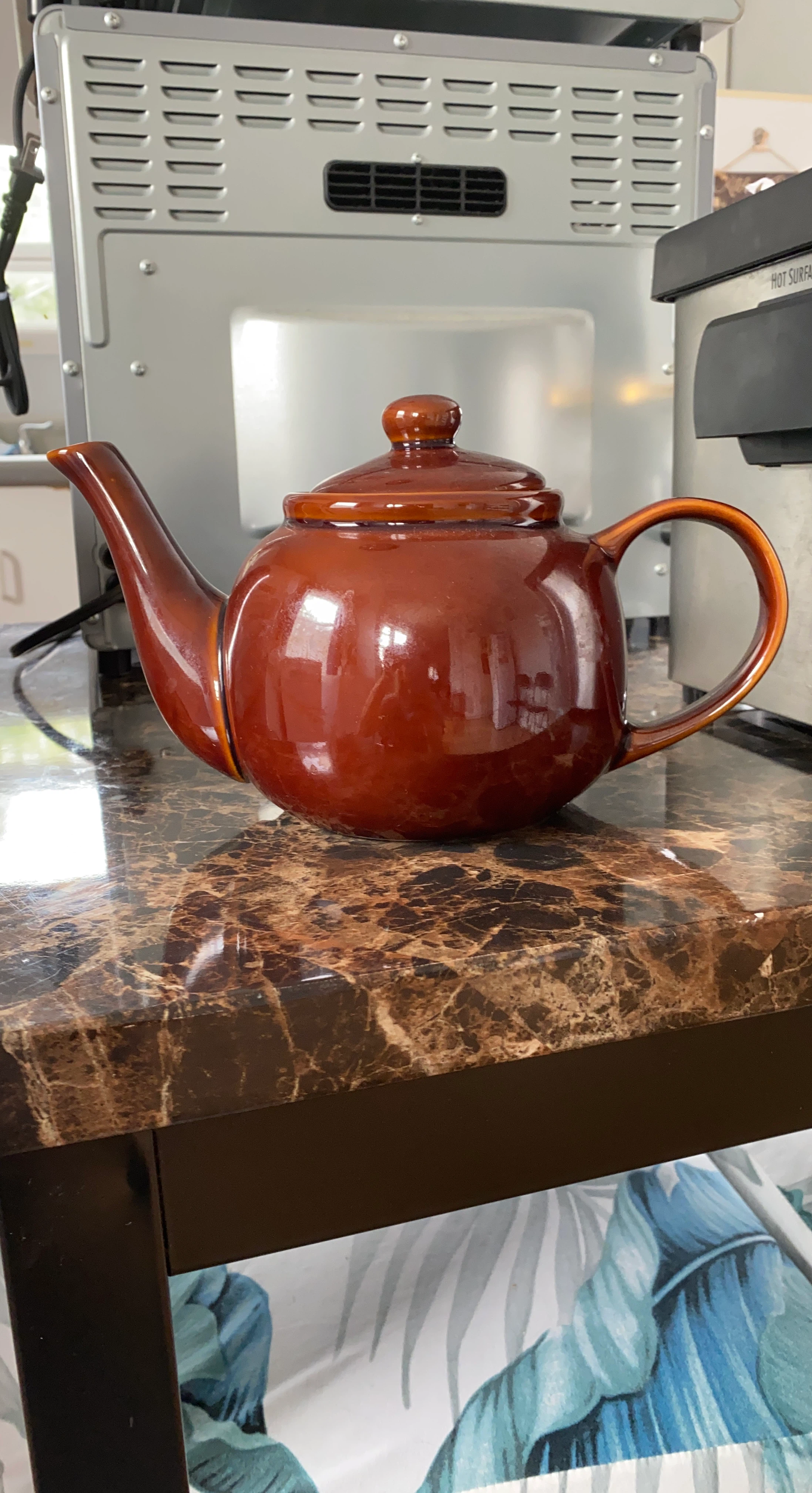Brown Ceramic Teapot