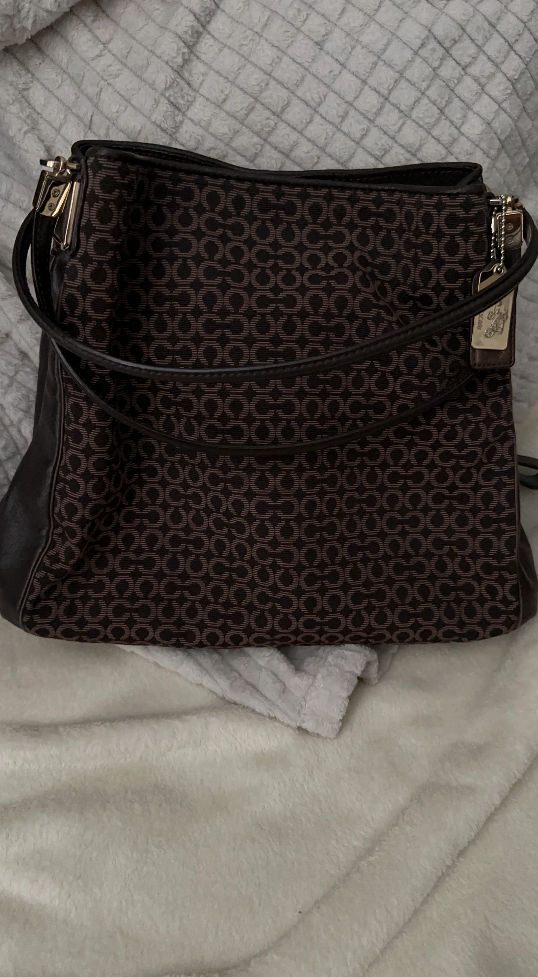 Coach Monogram Shoulder Bag