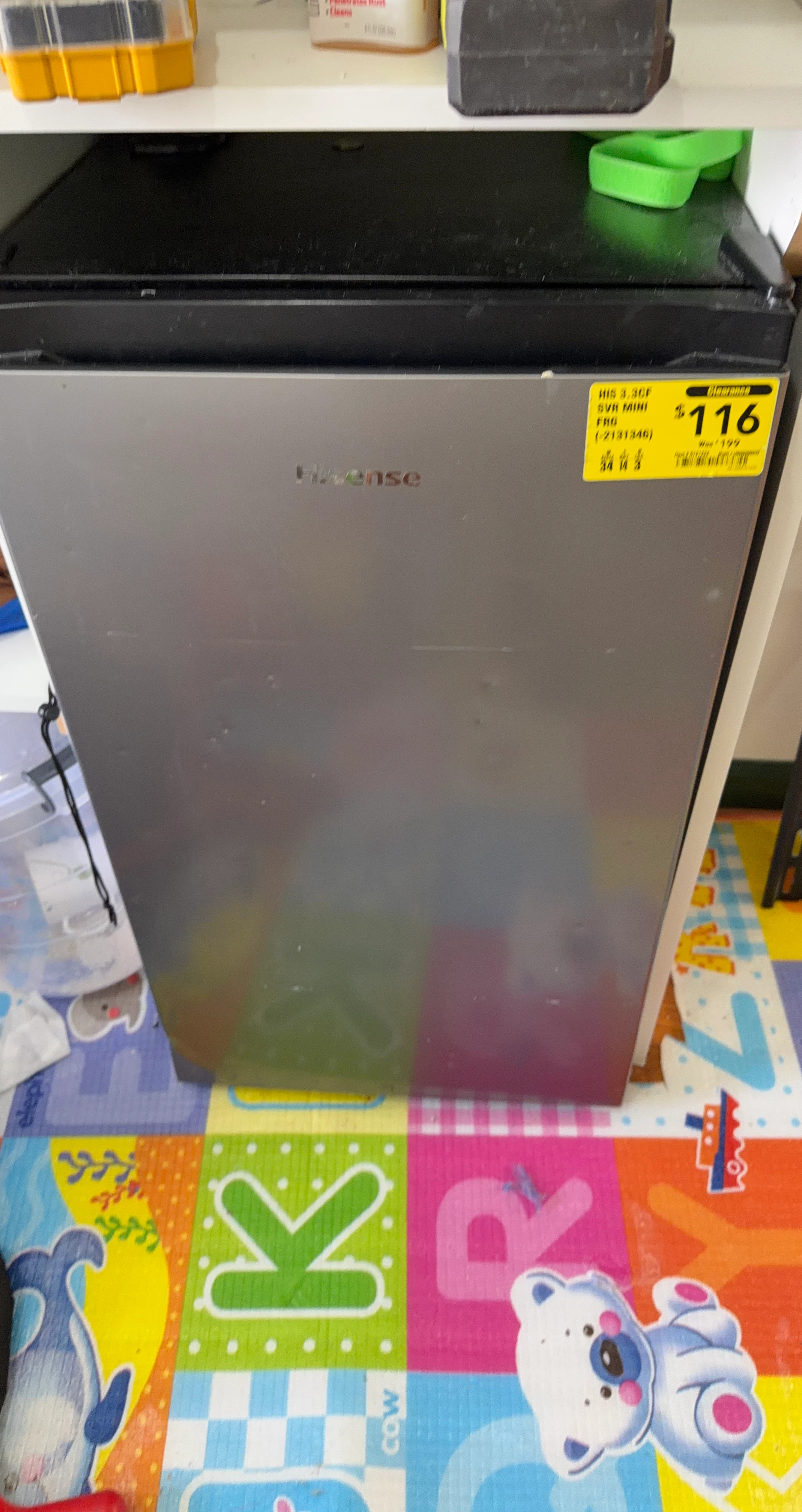 Hisense 3.3 cu ft Mini Refrigerator