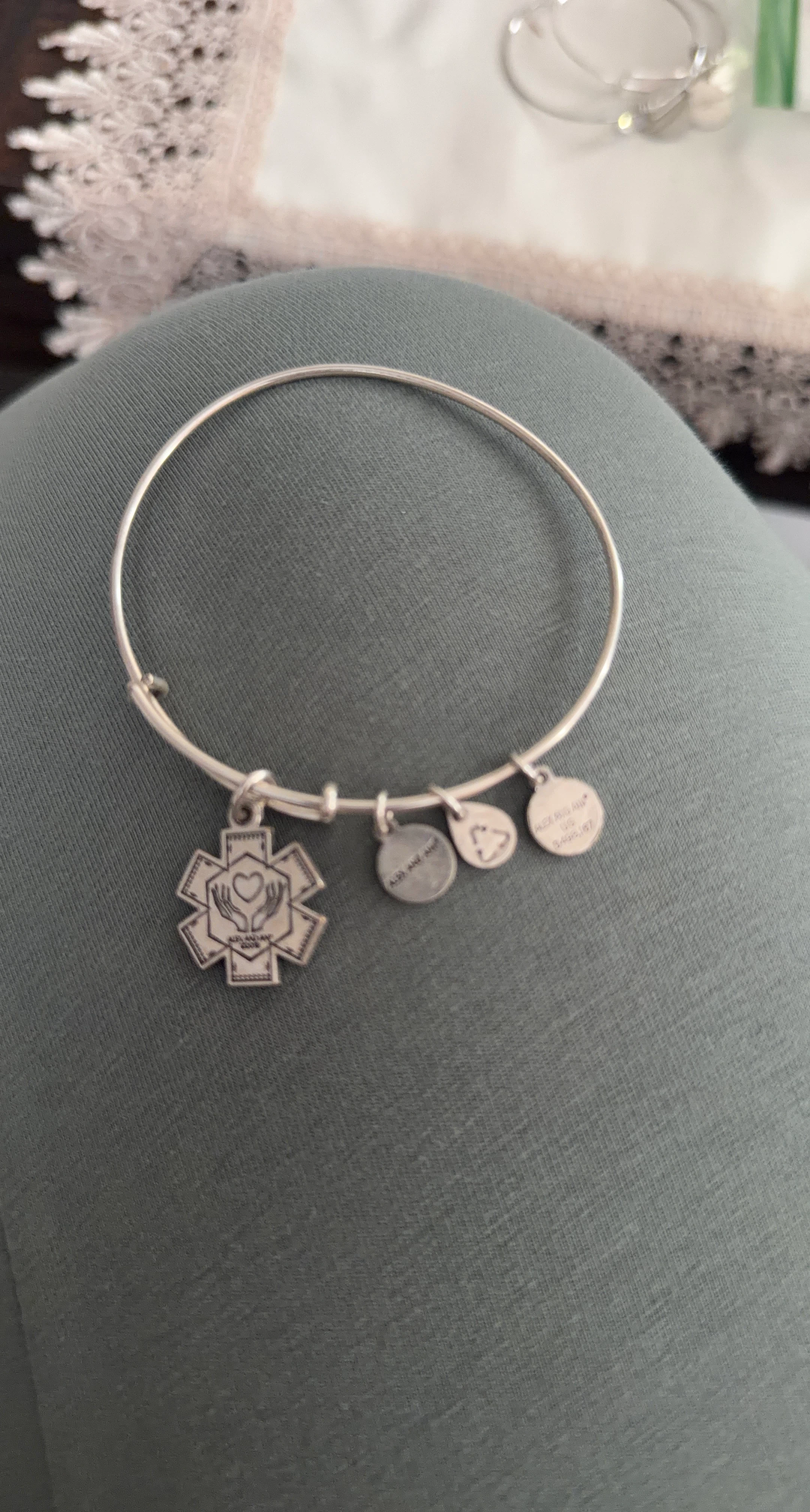 Alex and Ani Charm Bangle