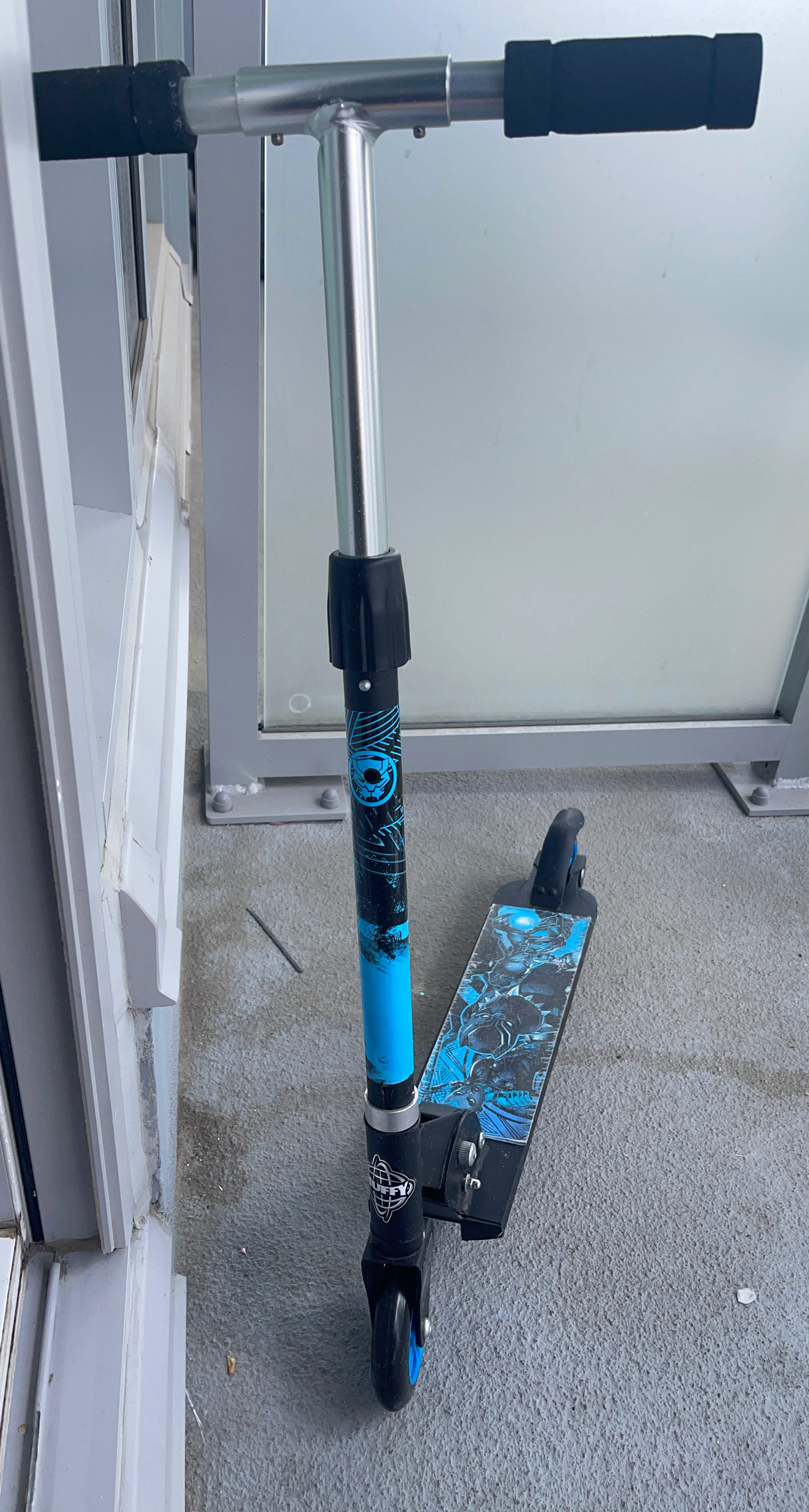 Blue and Black Kids Scooter