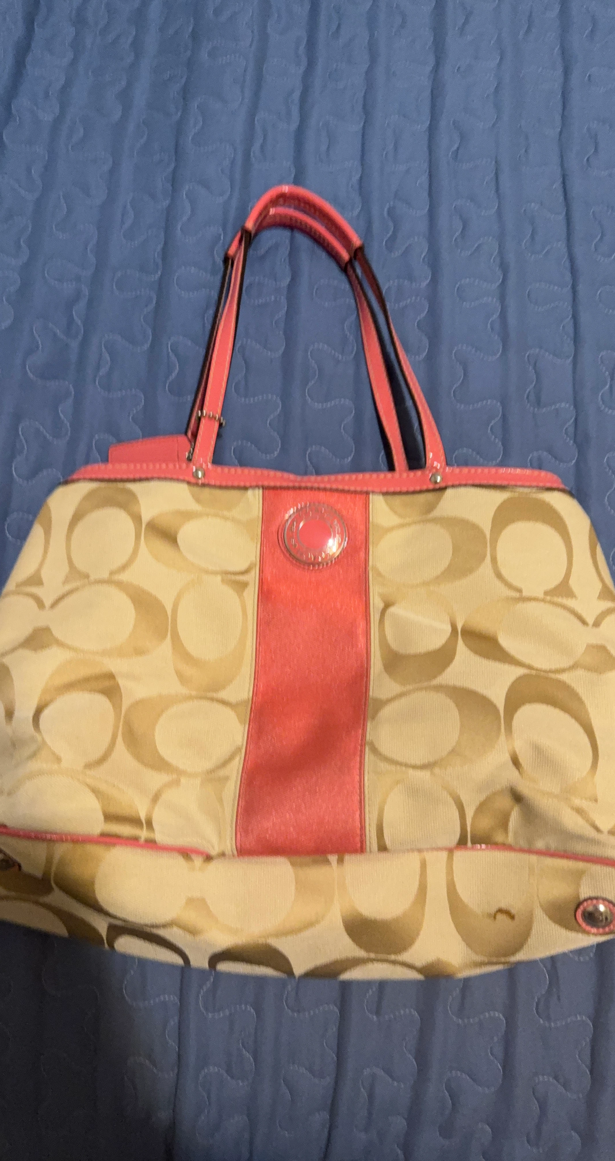 Coach Monogram Tote Bag