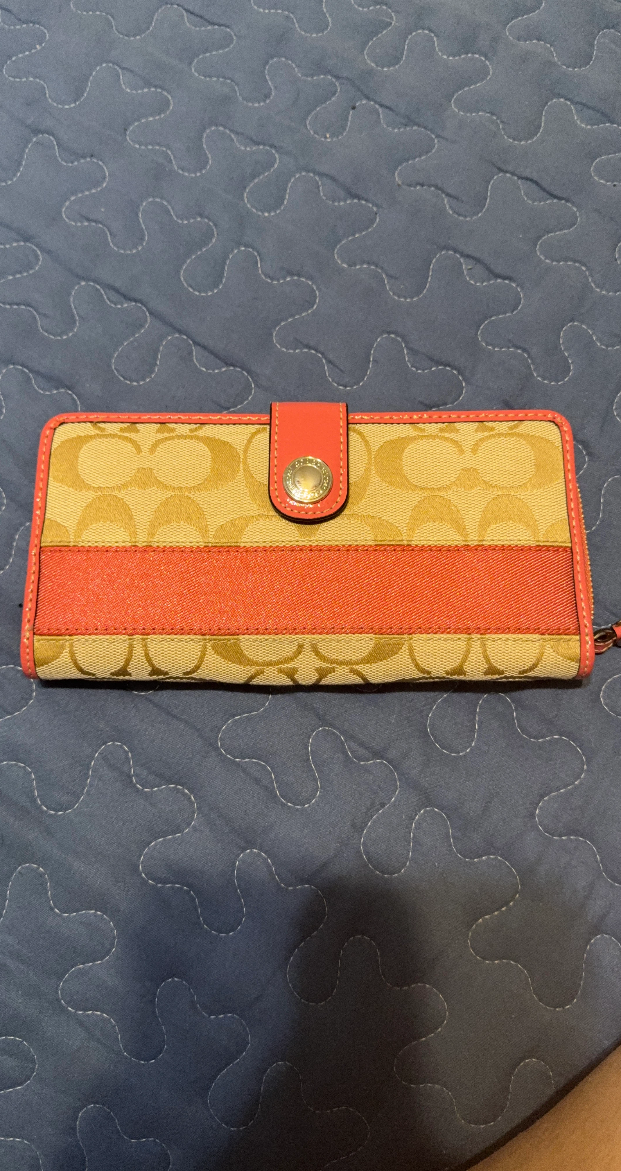 Coach Signature C Monogram Wallet