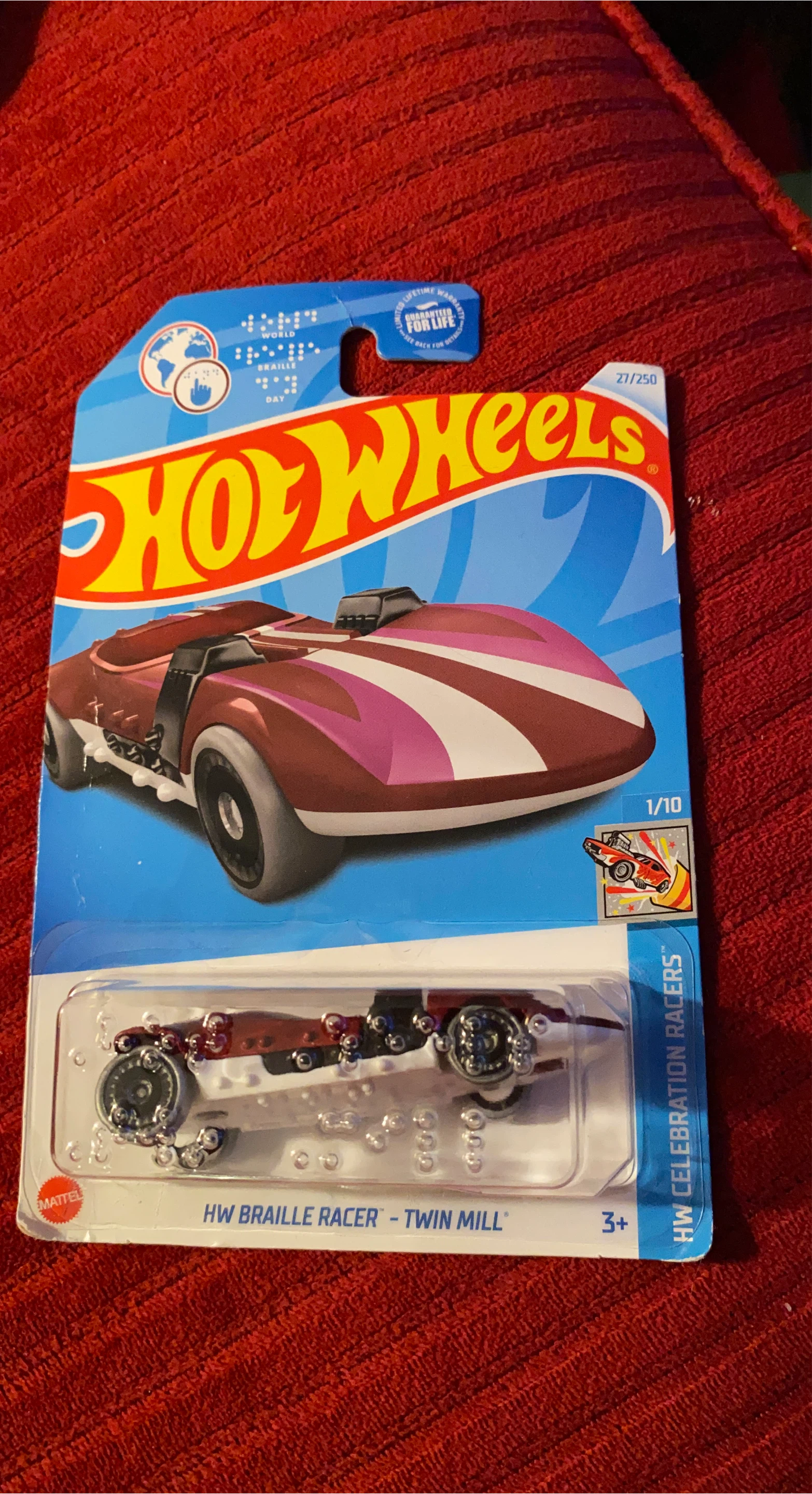 Hot Wheels HW Braille Racer Twin Mill Toy Car