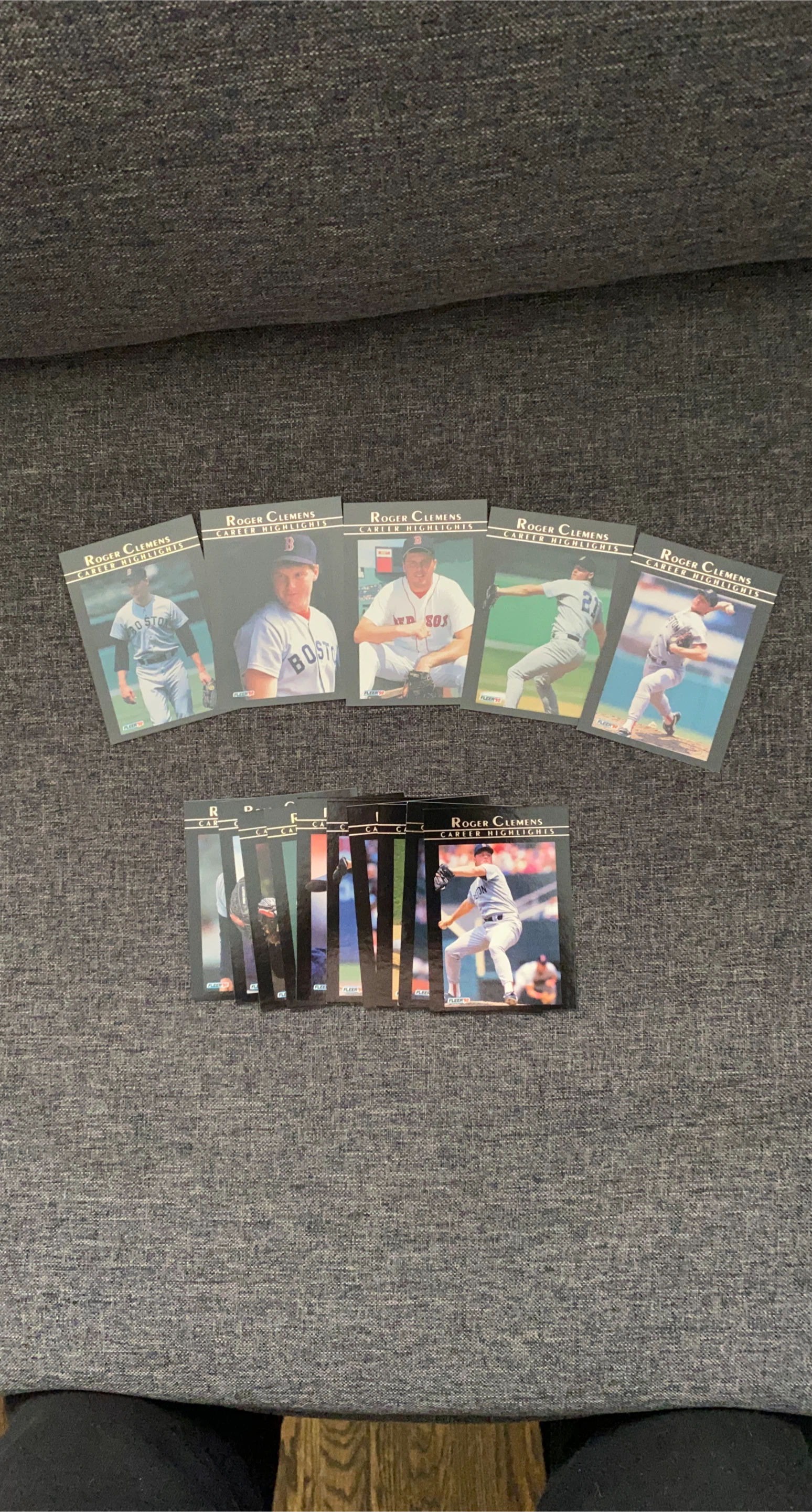 Roger Clemens Career Highlights Trading Cards