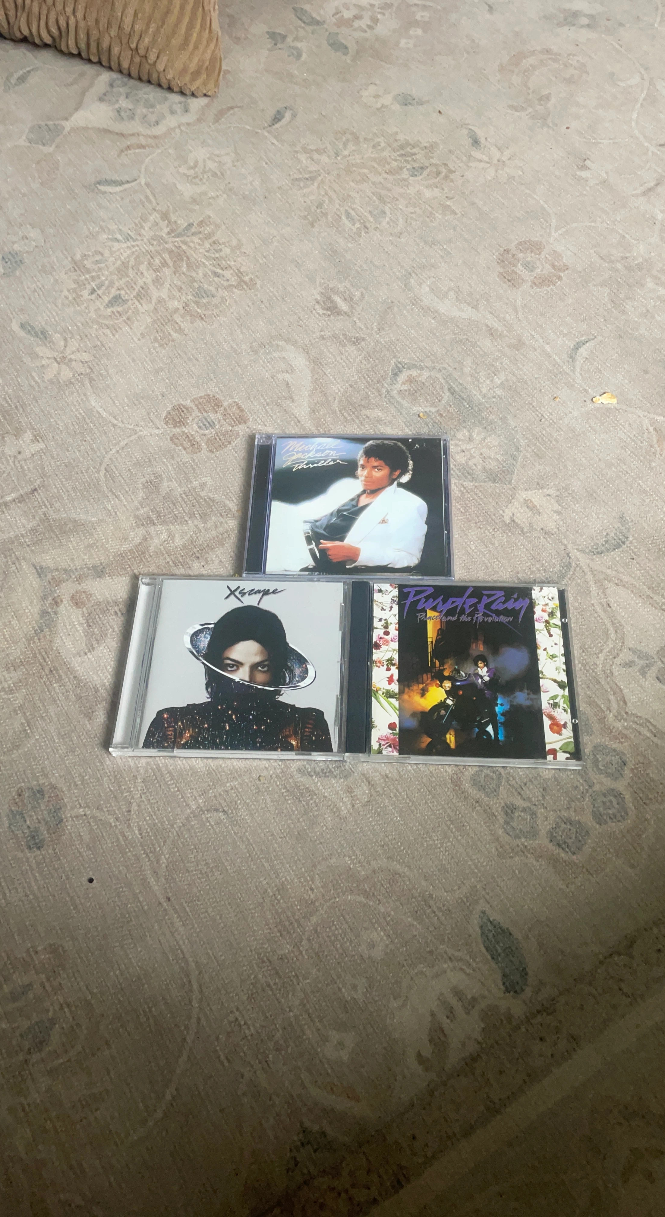 Michael Jackson, Prince, and Prince & The Revolution CDs