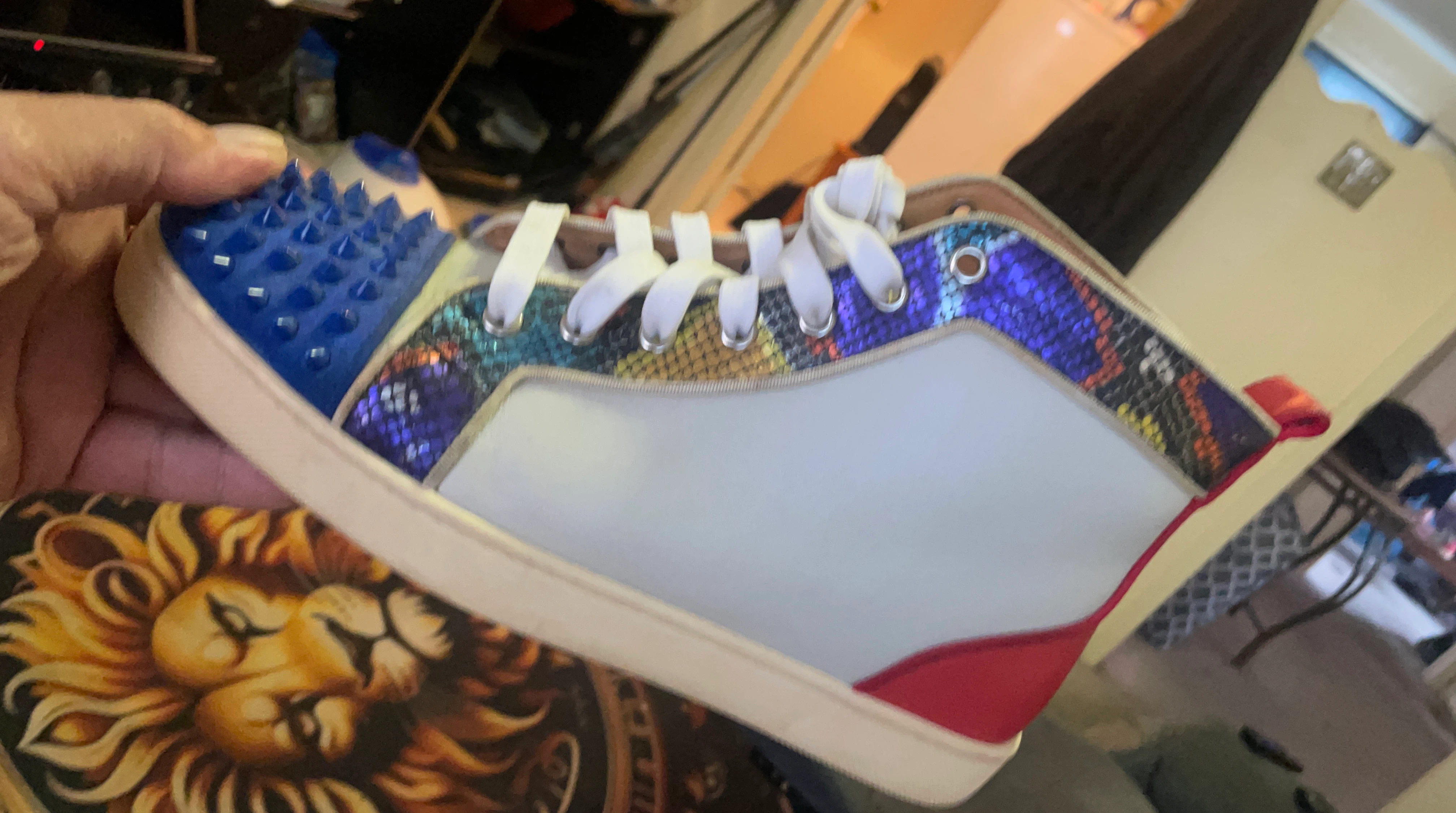 Louboutin Spiked Sneakers