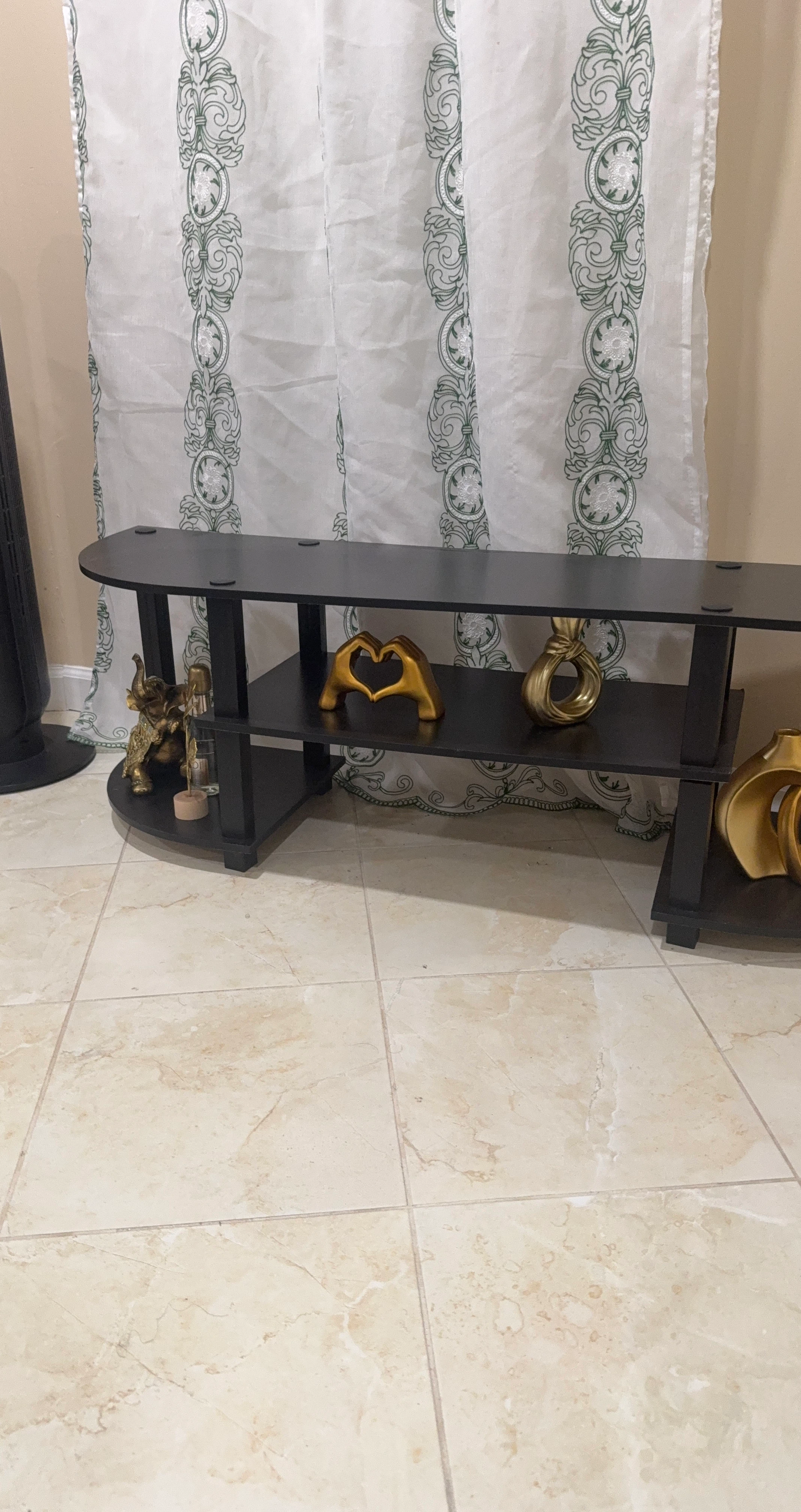 Black Entertainment Center TV Stand