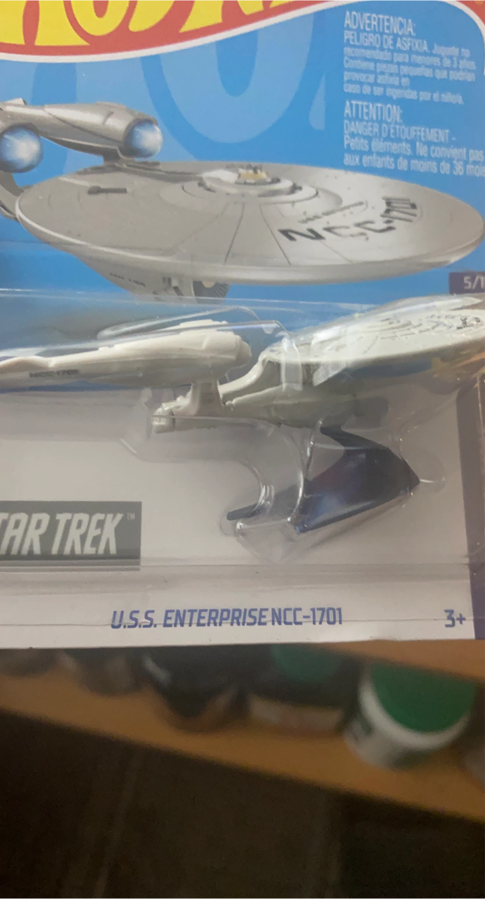 Hot Wheels Star Trek U.S.S. Enterprise NCC-1701 Toy Car