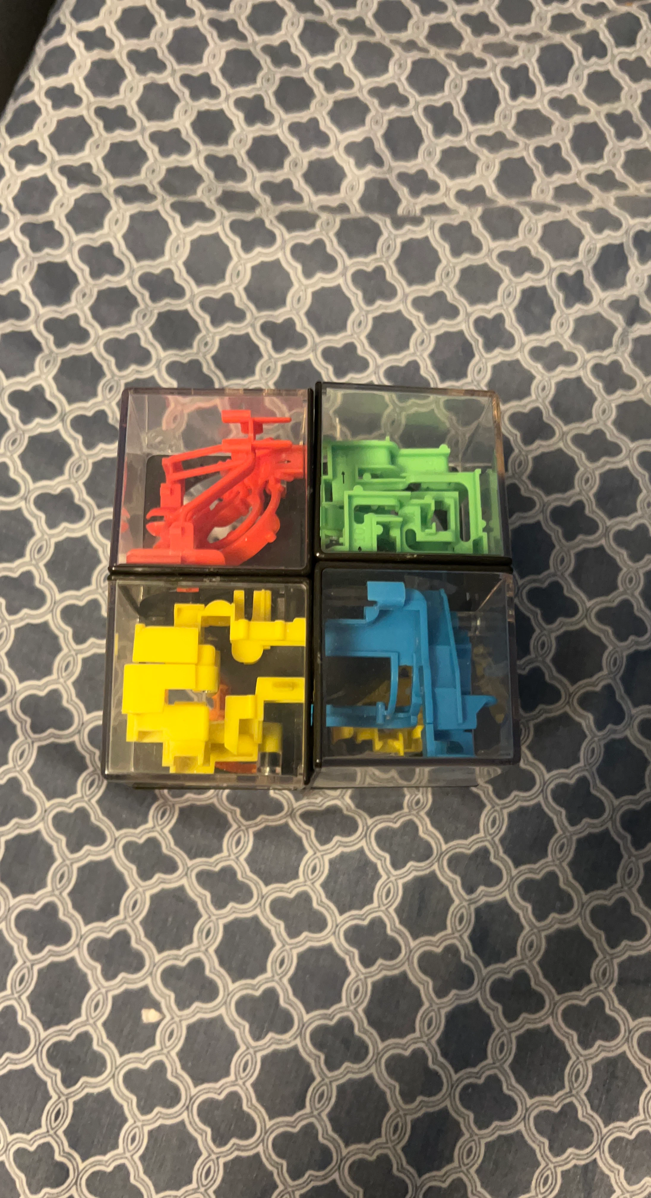 4-Piece Cube Puzzle Toy Set