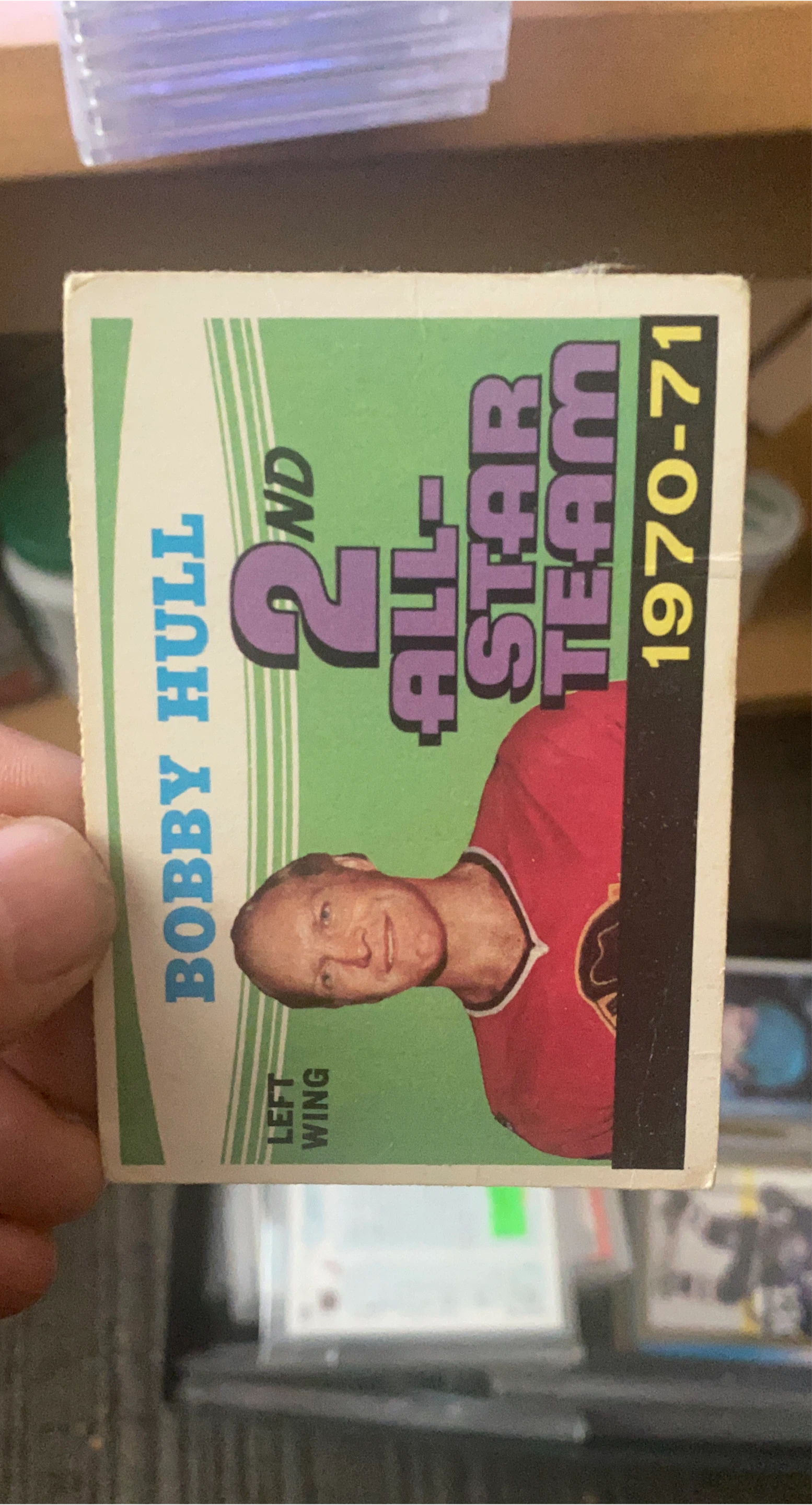 Bobby Hull 1970-71 2nd All-Star Team Hockey Card