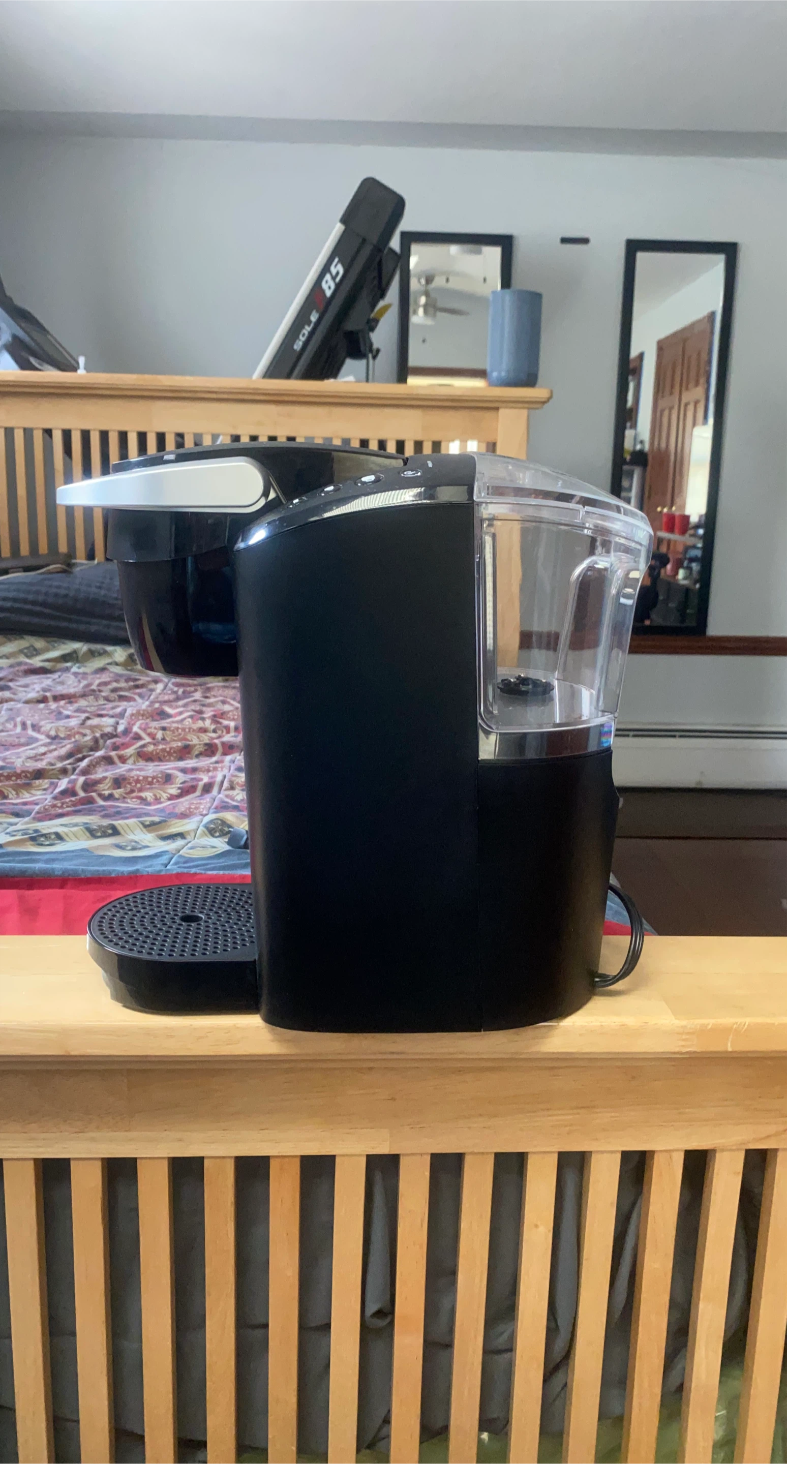 Black Single-Serve Coffee Maker