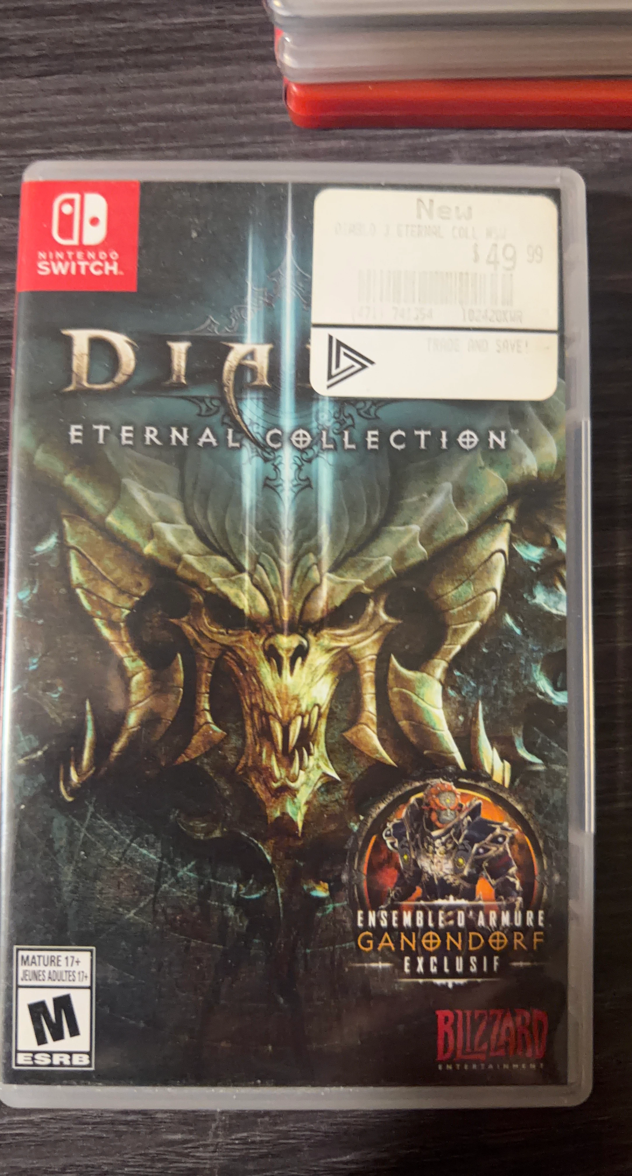 Nintendo Switch Diablo 3 Eternal Collection