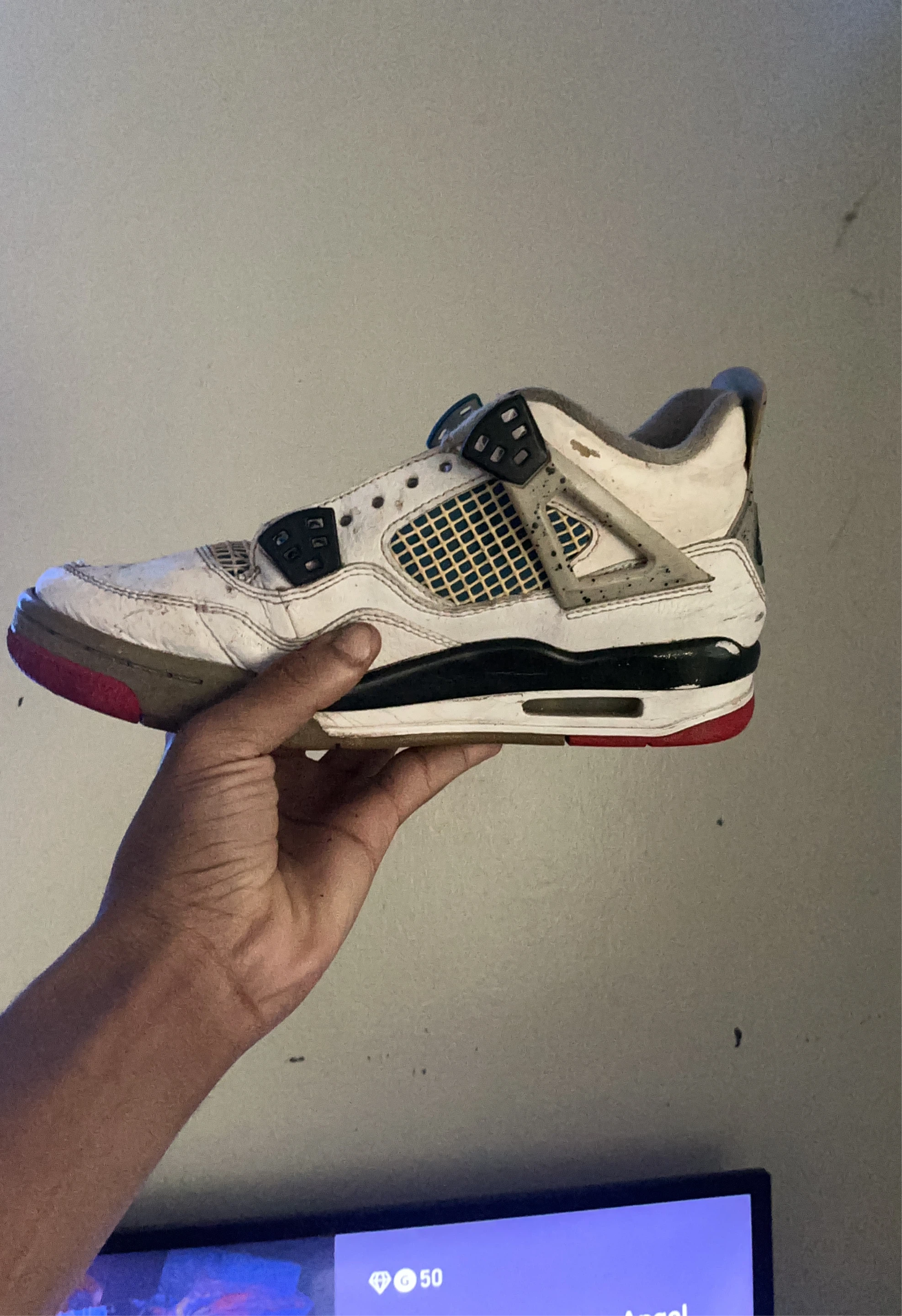 Jordan 4 Retro White Cement