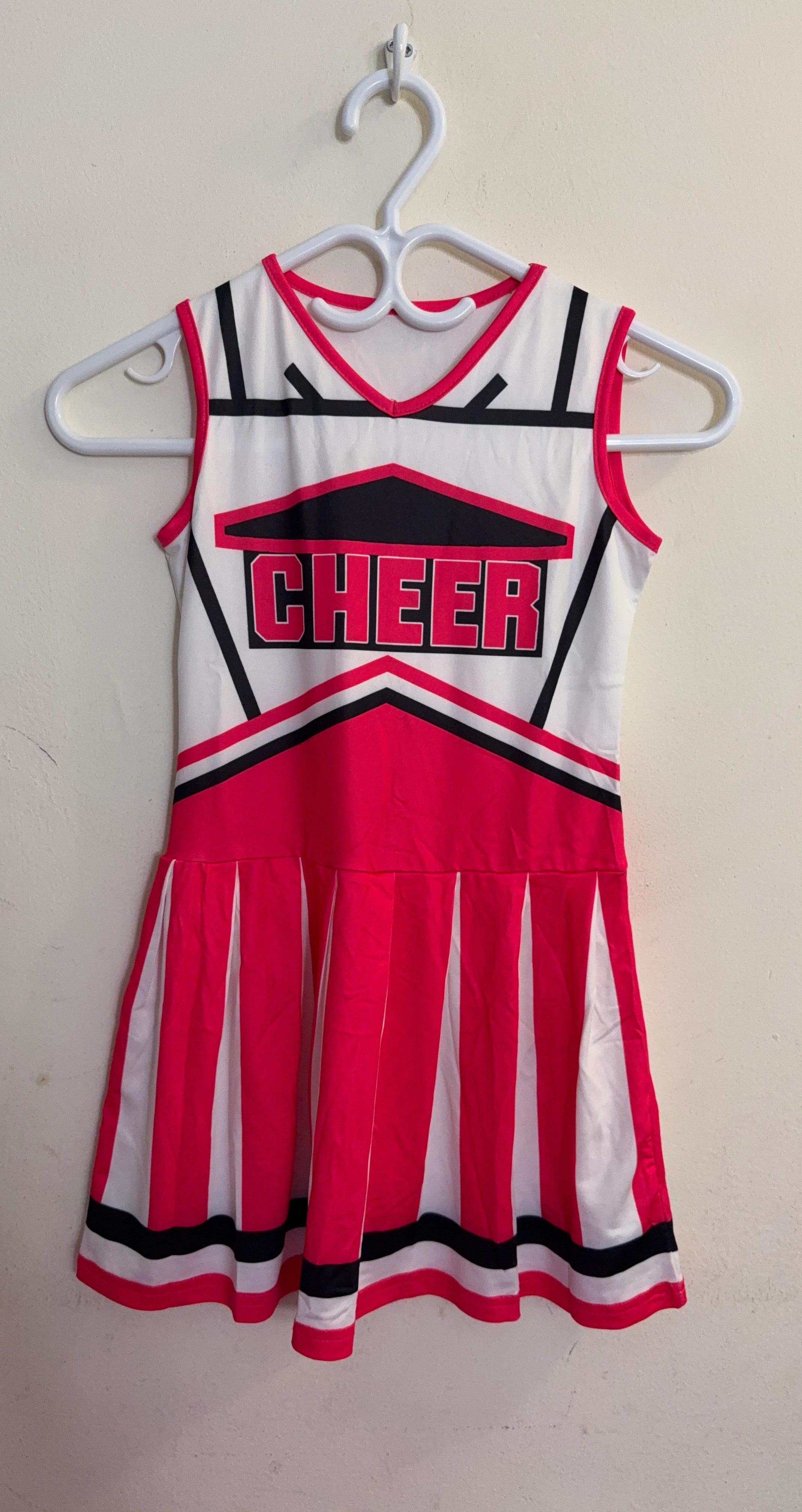Cheerleading Outfit with Pom Poms