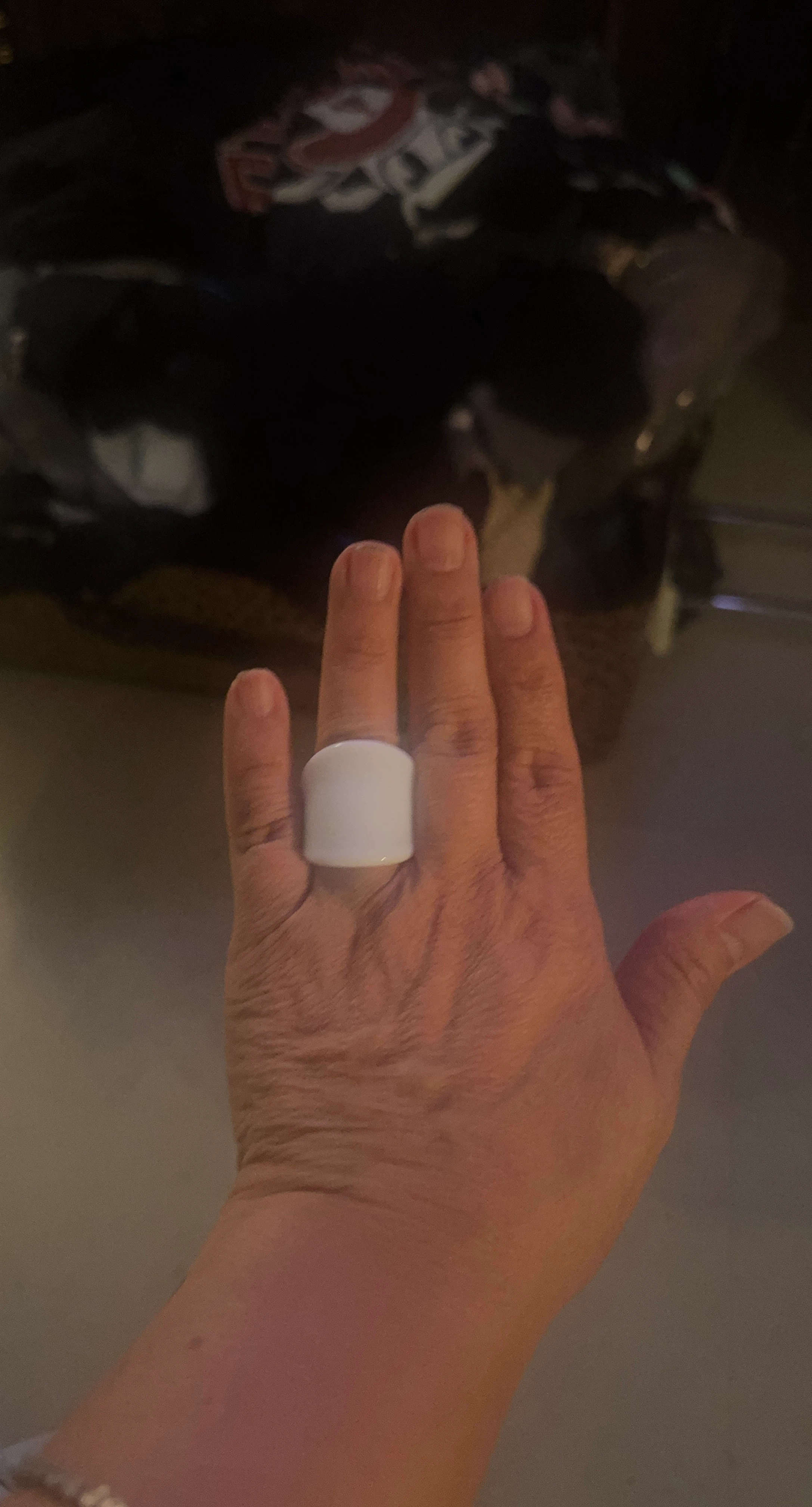 White Statement Ring