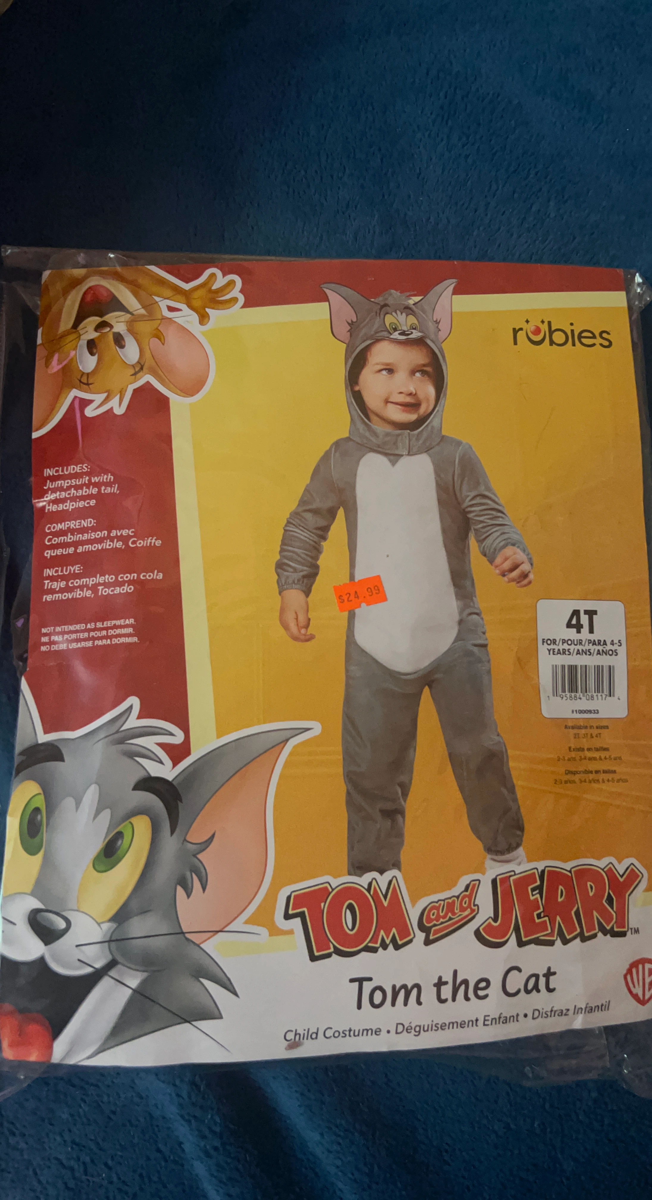 Rubies Tom the Cat Child Costume 4T