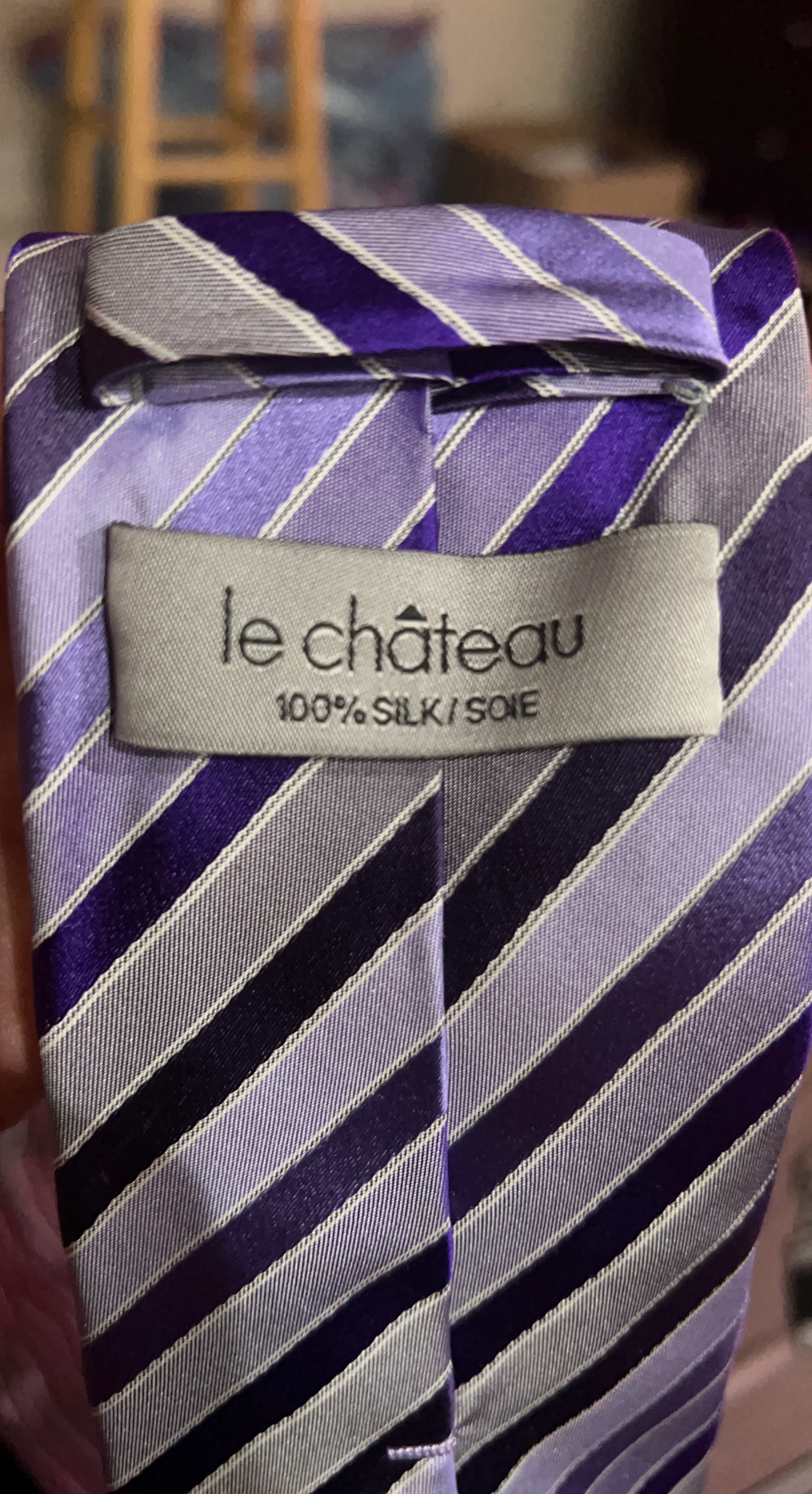 Le Château Striped Silk Tie - photo 3