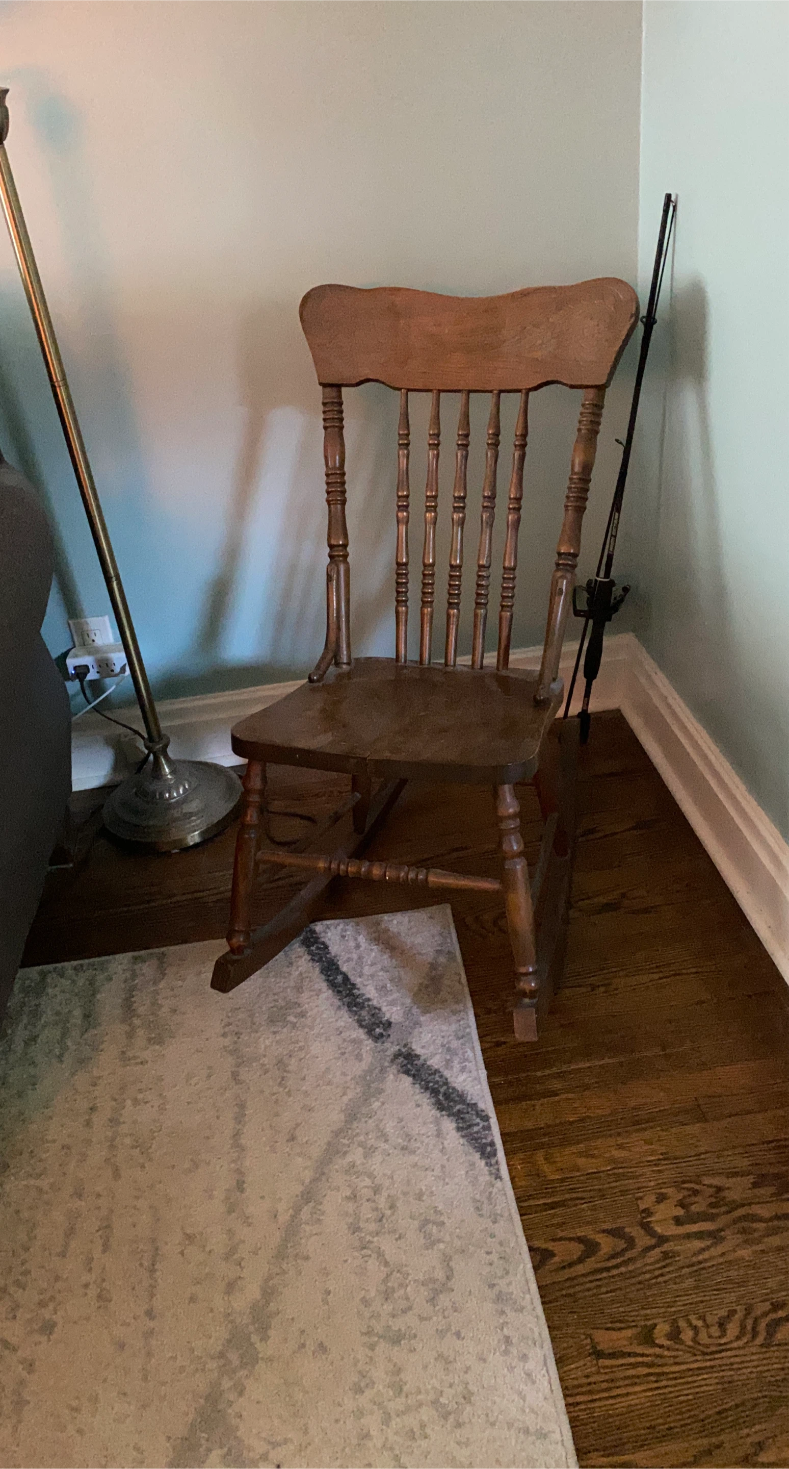 Antique Wooden Rocking Chair