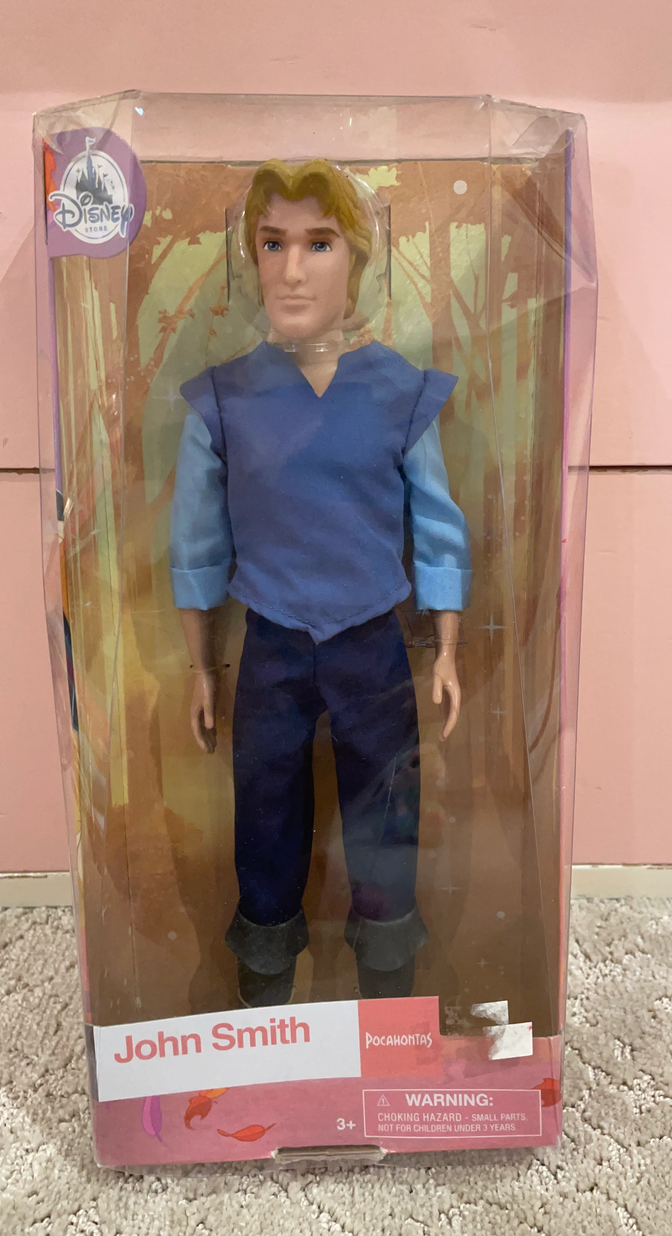 Disney Store John Smith Pocahontas Doll