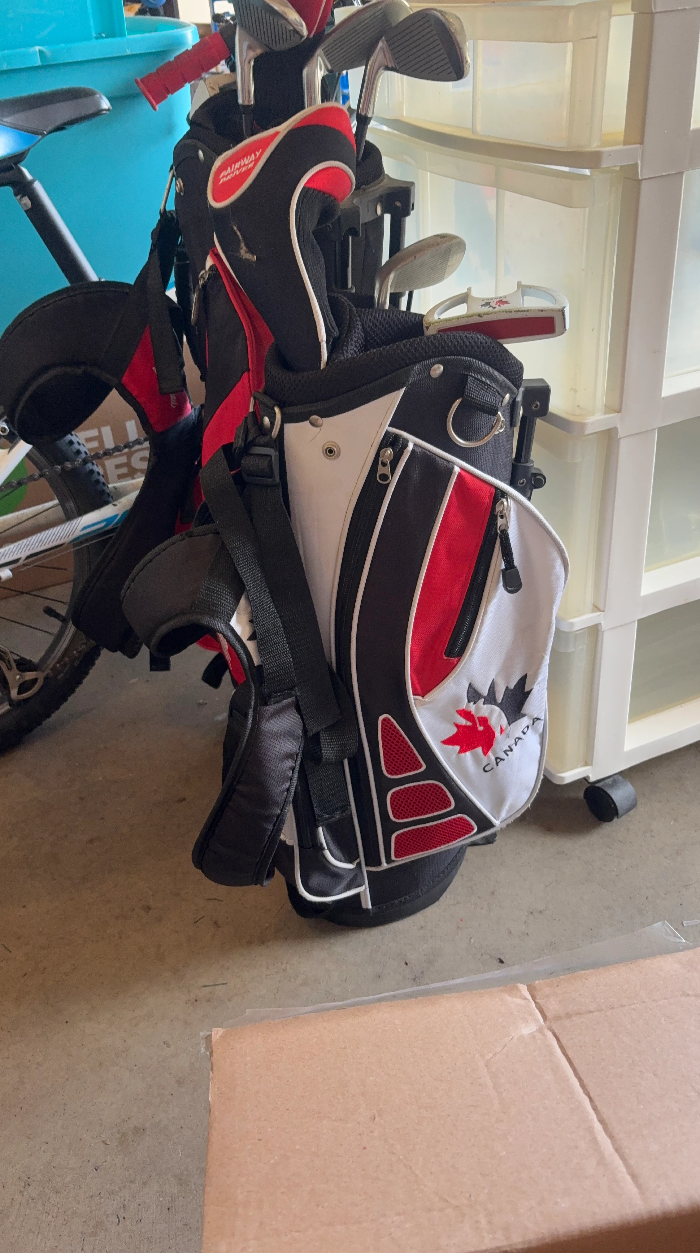 Golf Bag with Clubs