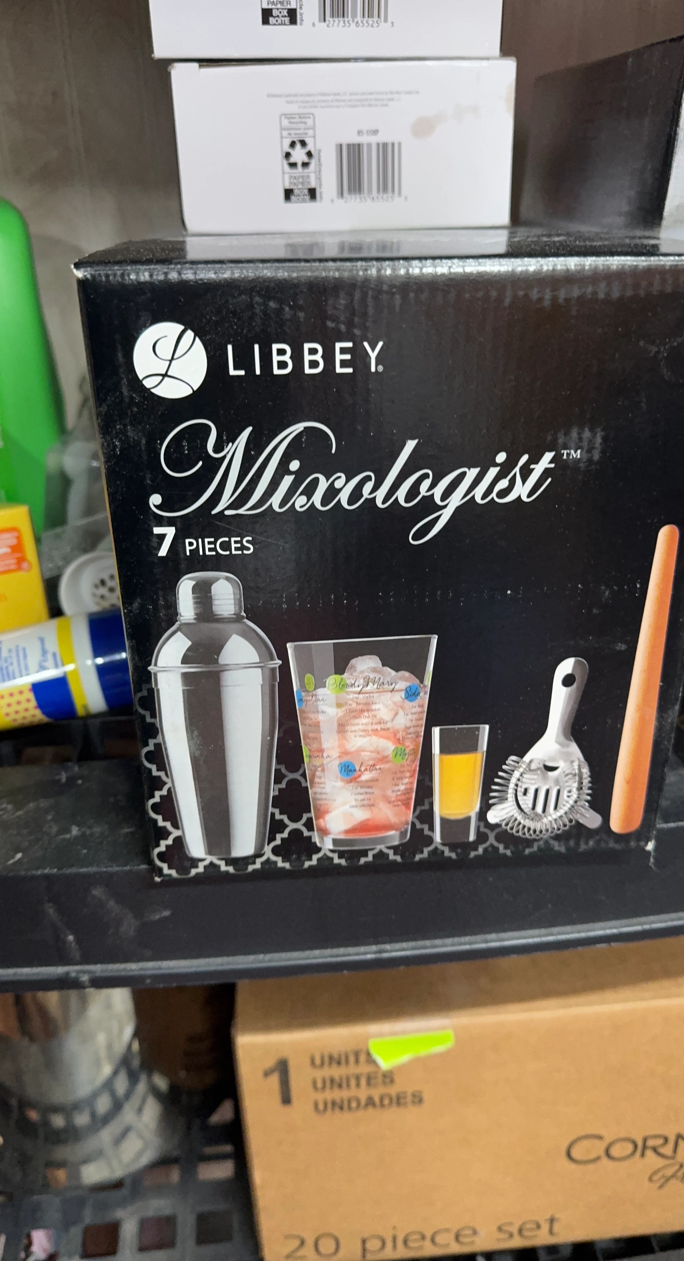 Libbey Mixologist 7-Piece Cocktail Shaker Set