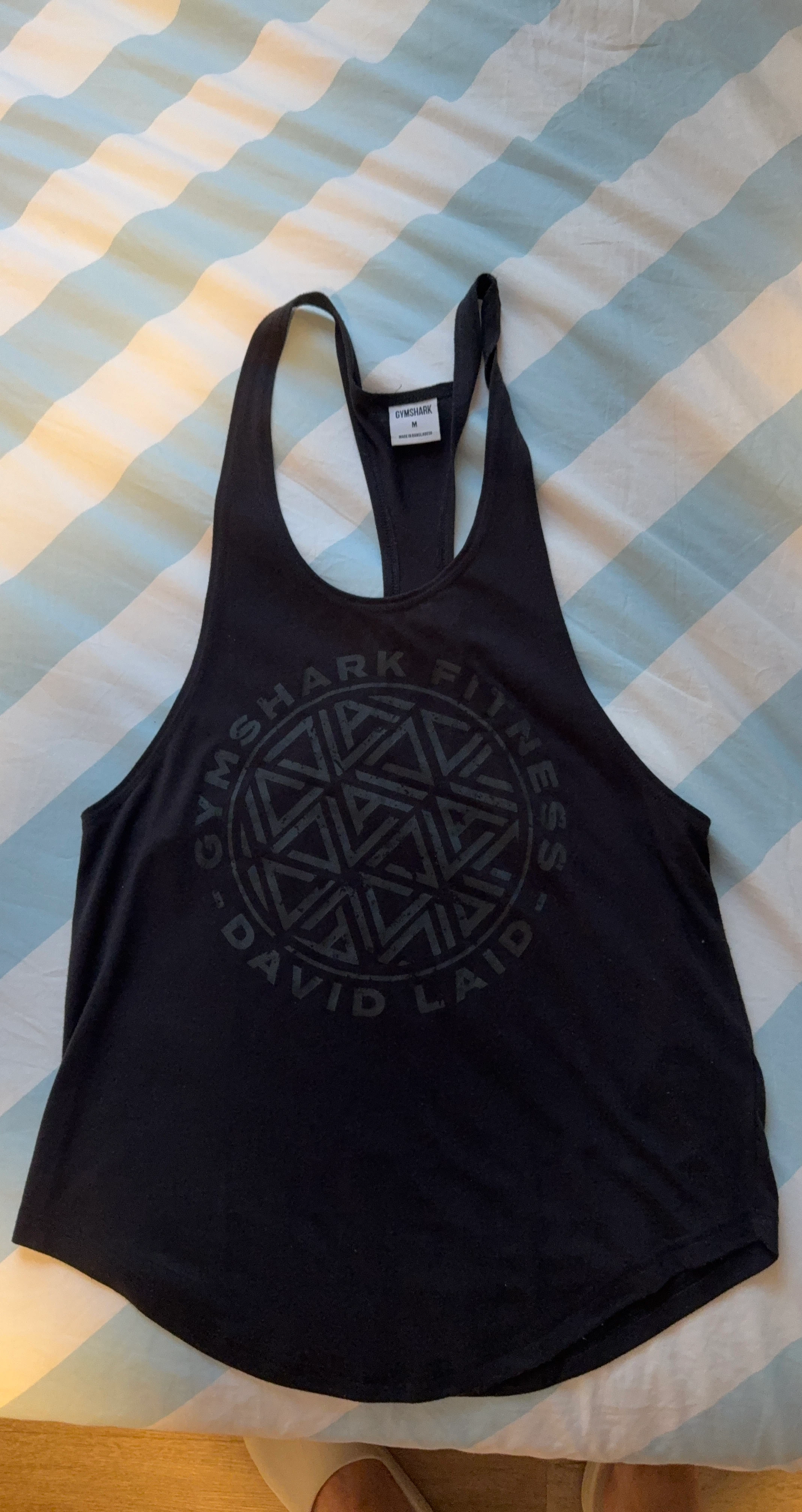 Gymshark Fitness David Laid Tank Top - Black