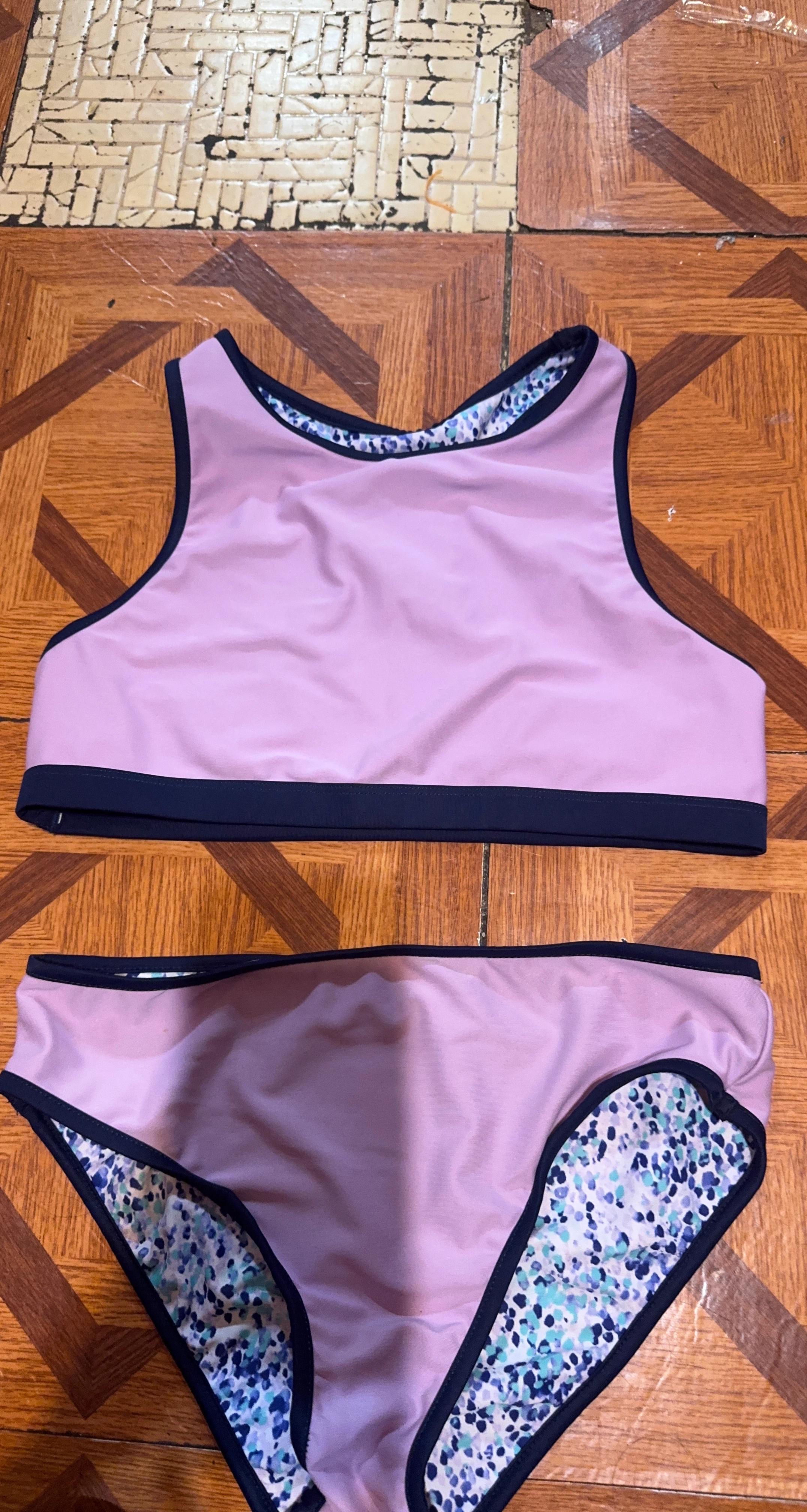 Eddie Bauer Women's Pink Bikini Swimsuit