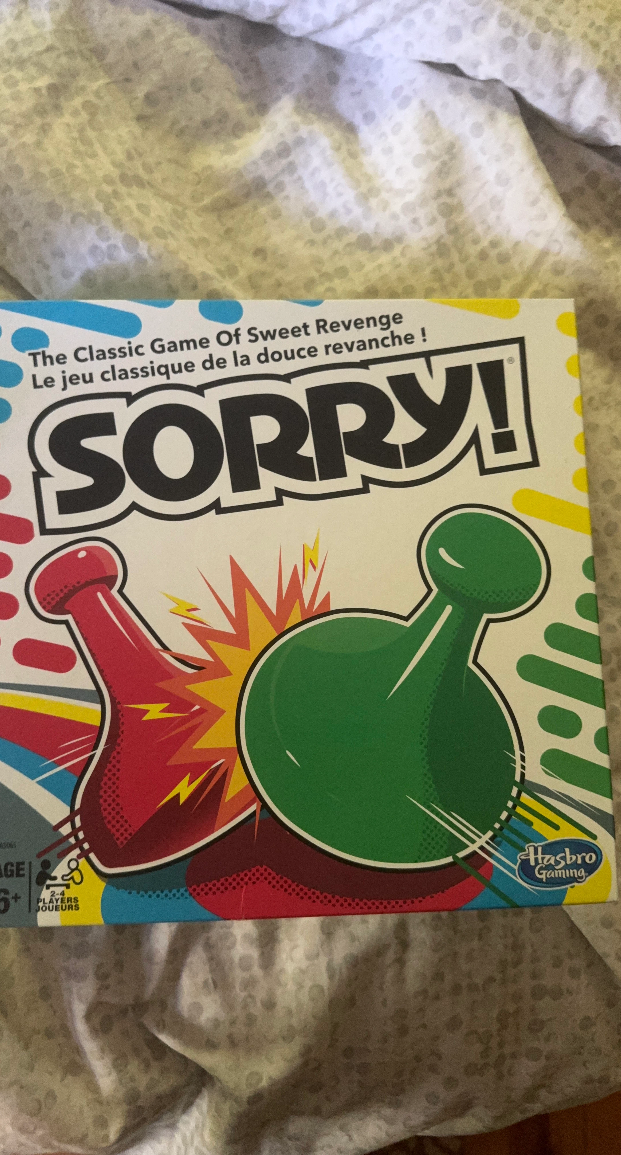 Sorry! The Classic Game Of Sweet Revenge Board Game