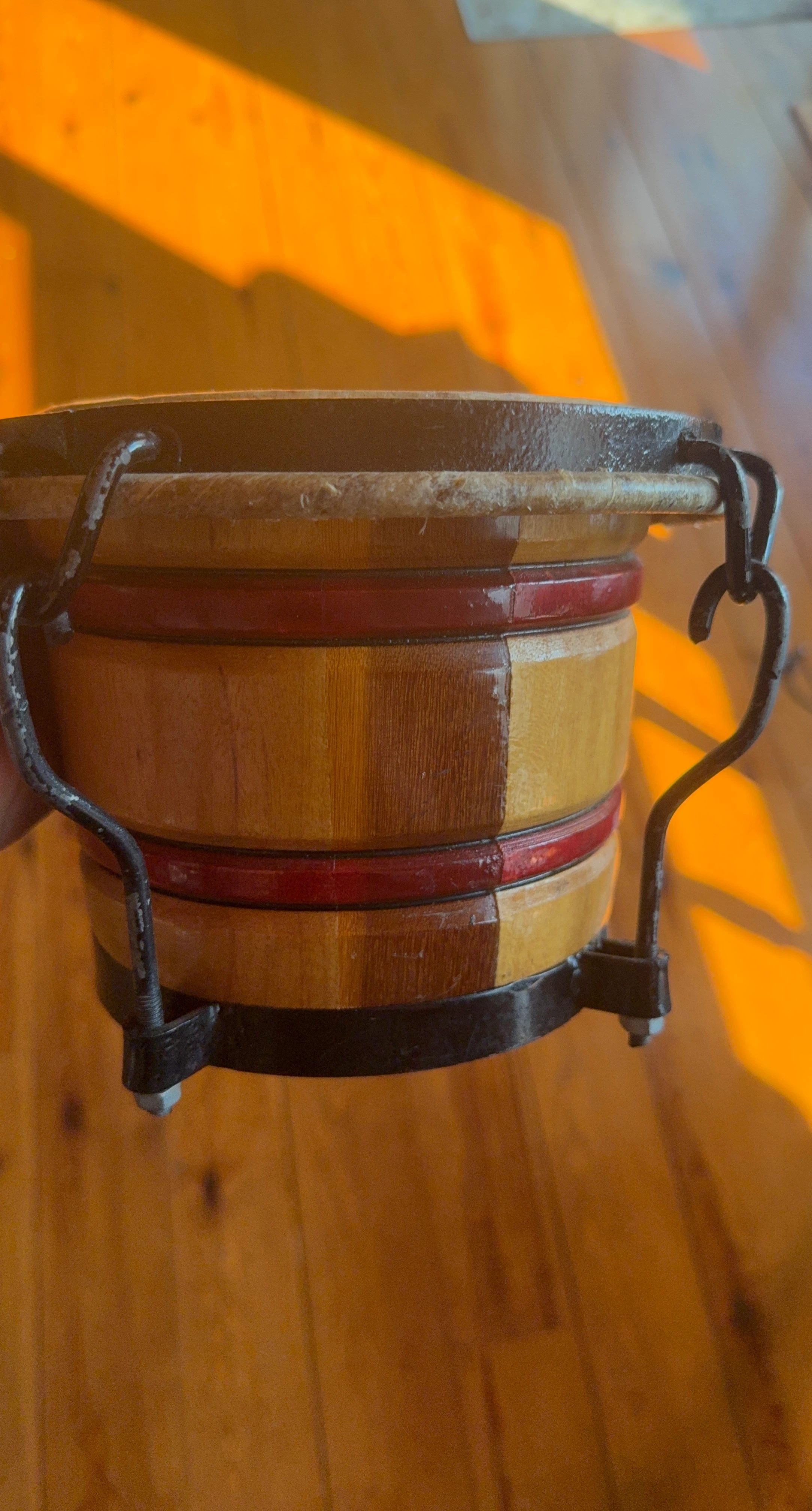 Wooden bongos (2)