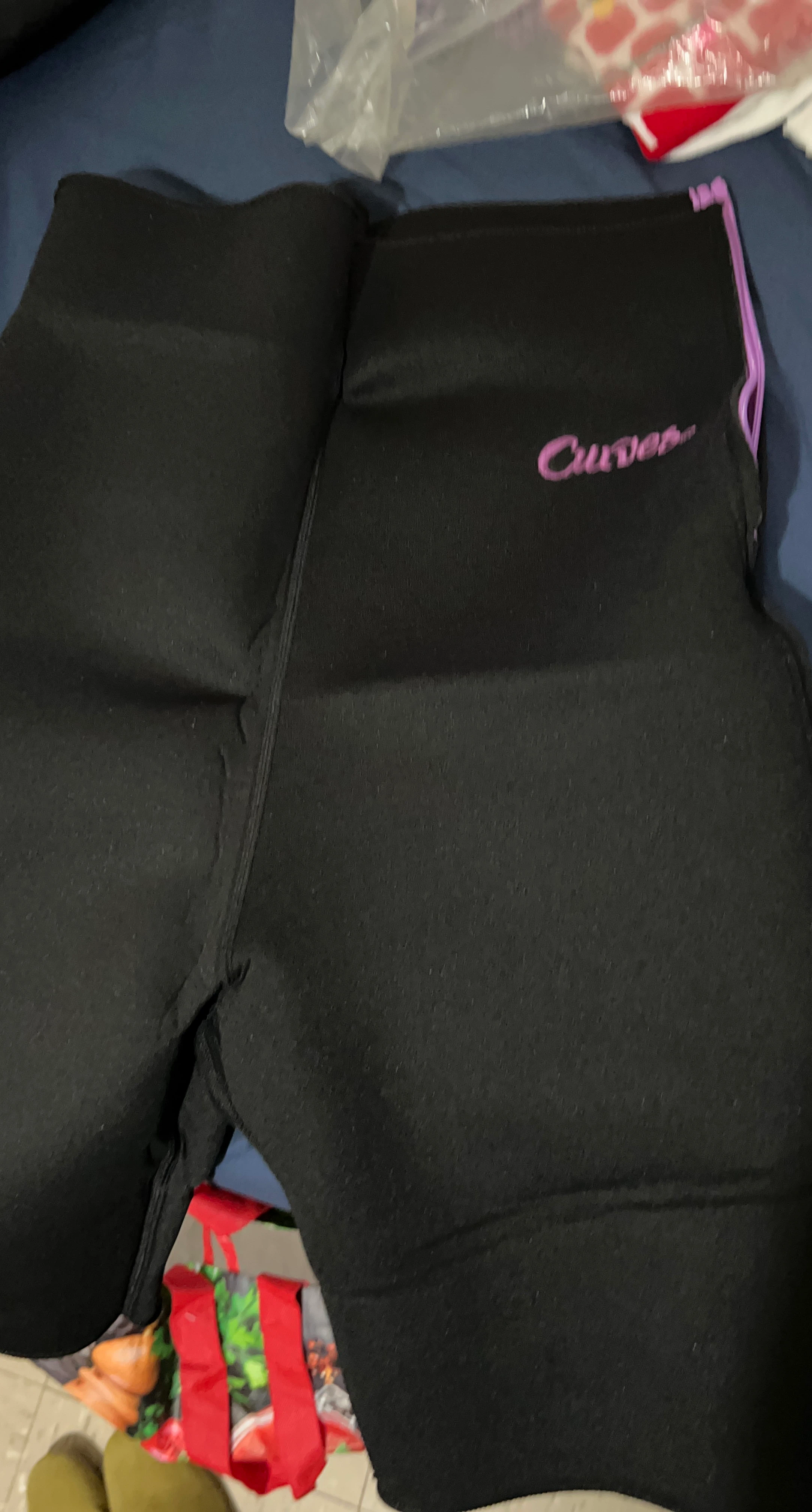 Curves Sauna Suit Shorts Black