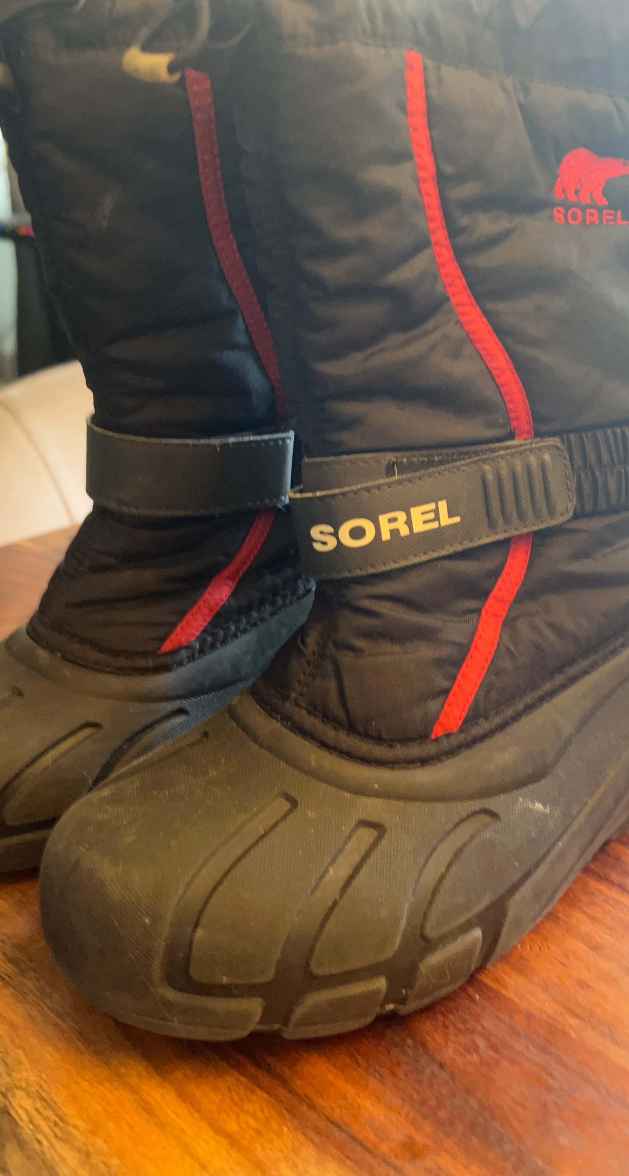 Sorel Black Winter Boots kids