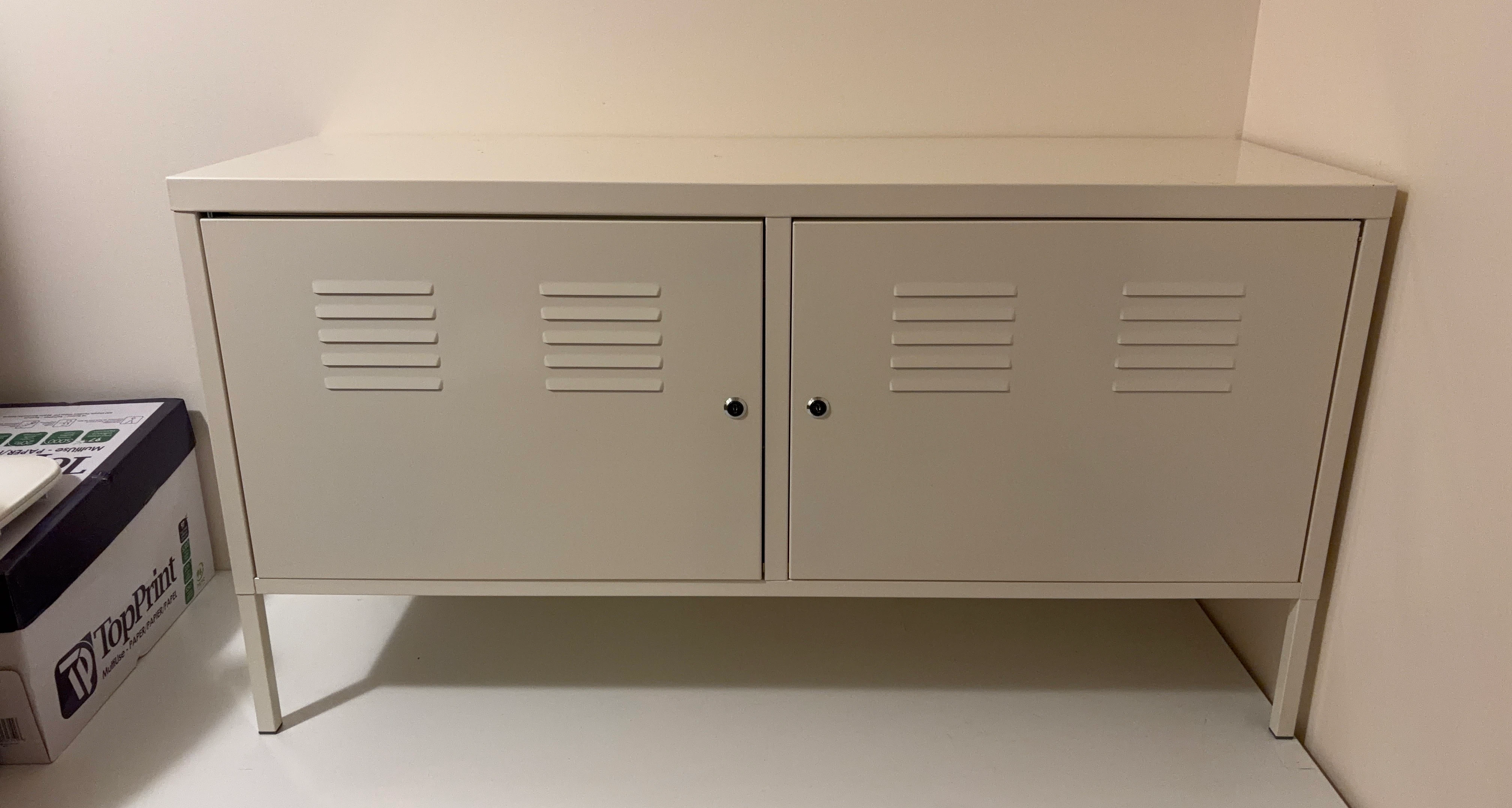 IKEA PS Two-door metal cabinet (white)