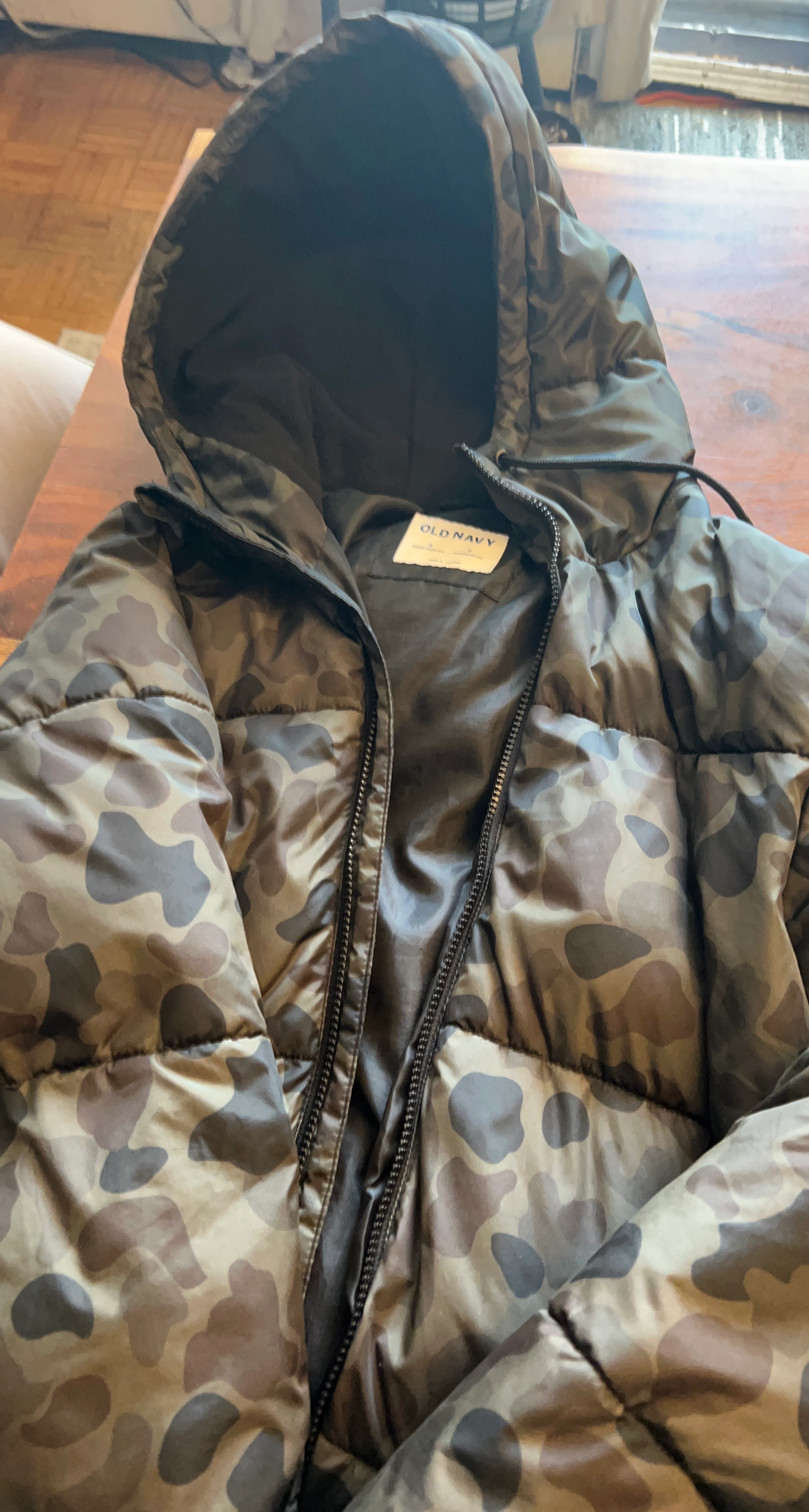 Old Navy Camo Puffer Jacket