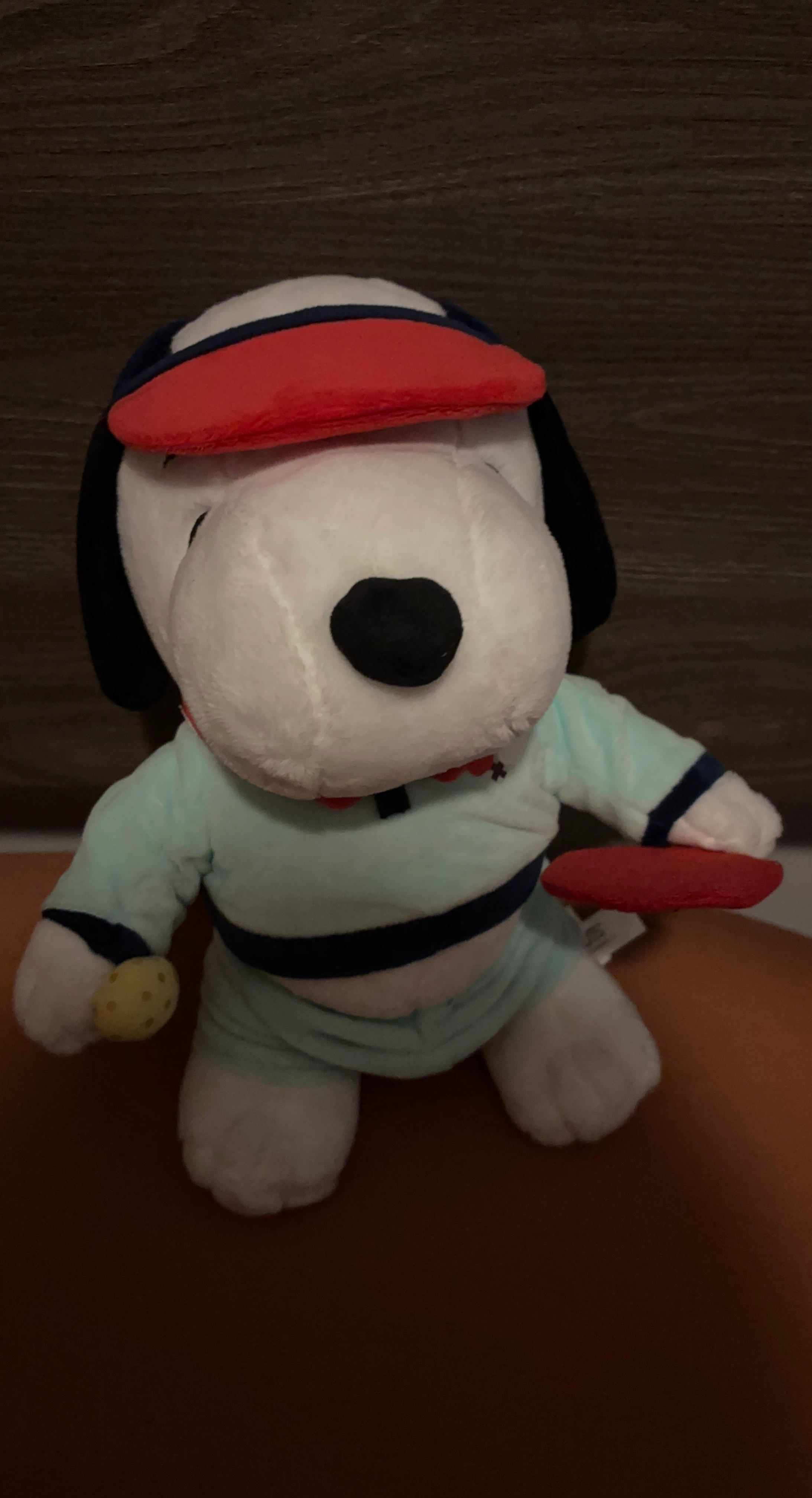 Snoopy Plush Toy with Baseball Cap
