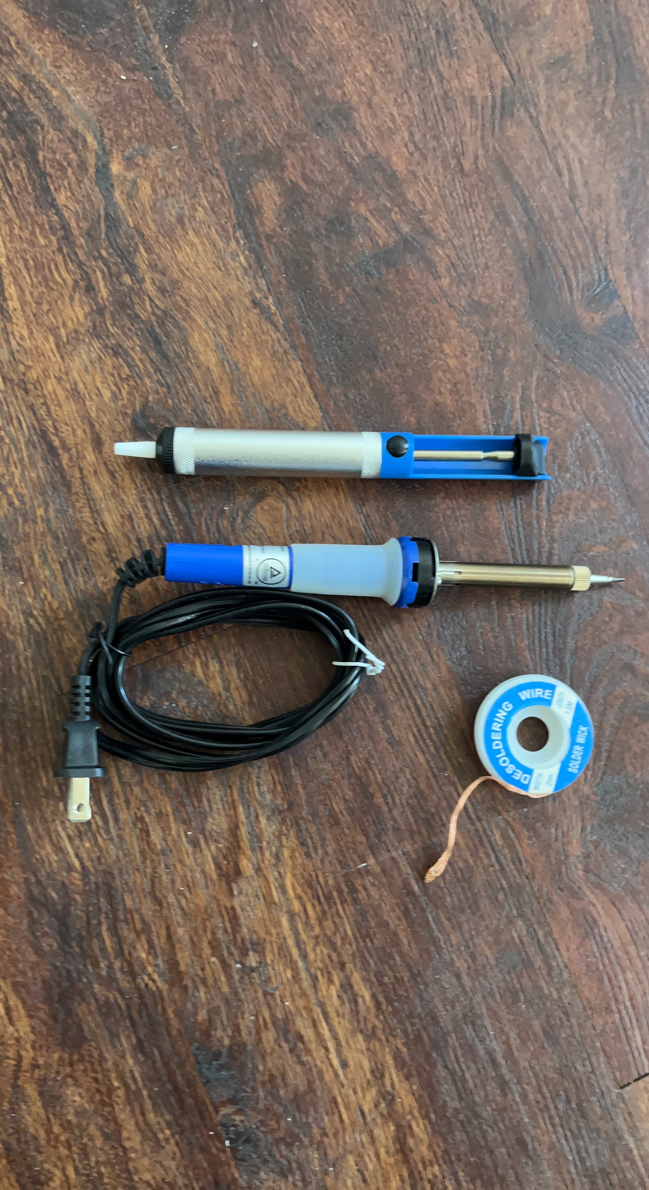 Soldering Iron Kit with Solder Wick