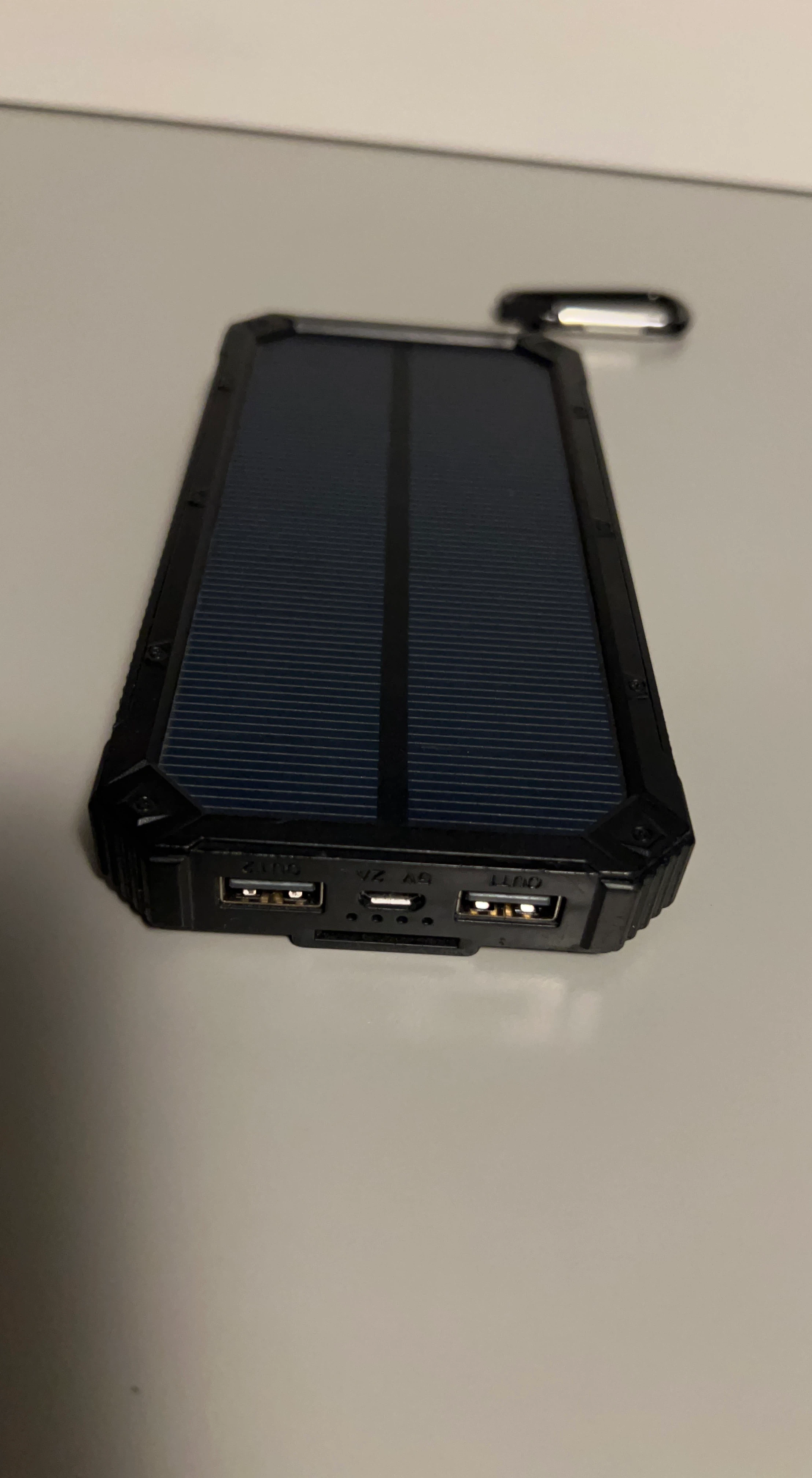 Solar Power Bank with USB Ports