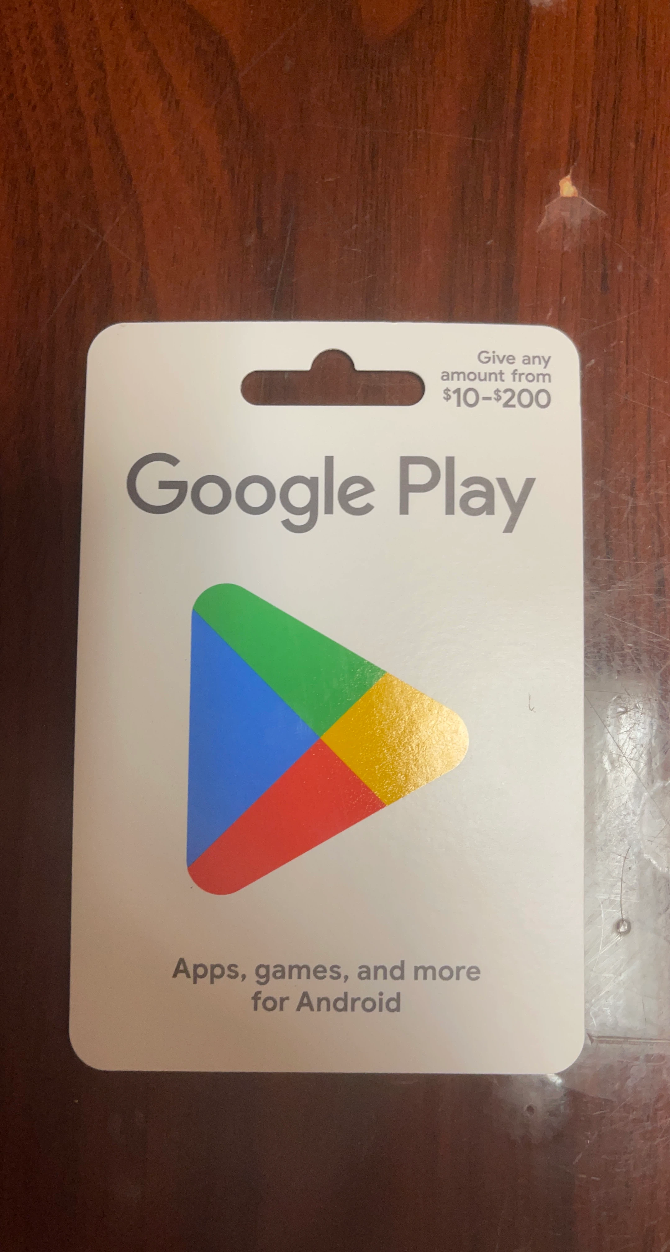 Google Play Gift Card