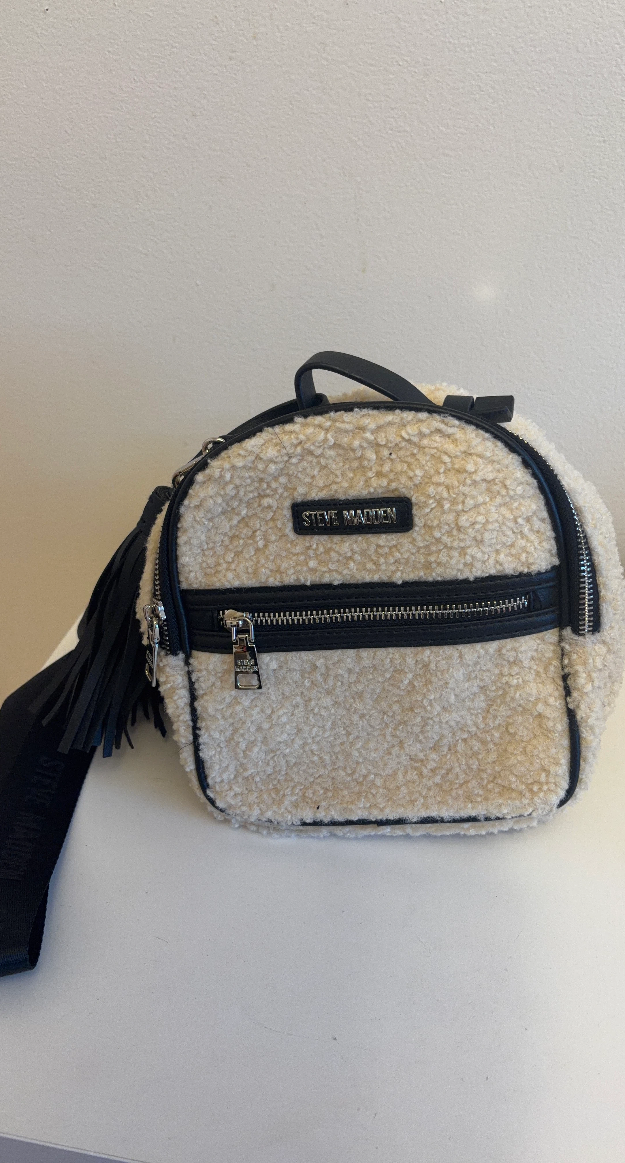 Steve Madden Sherpa Mini Backpack