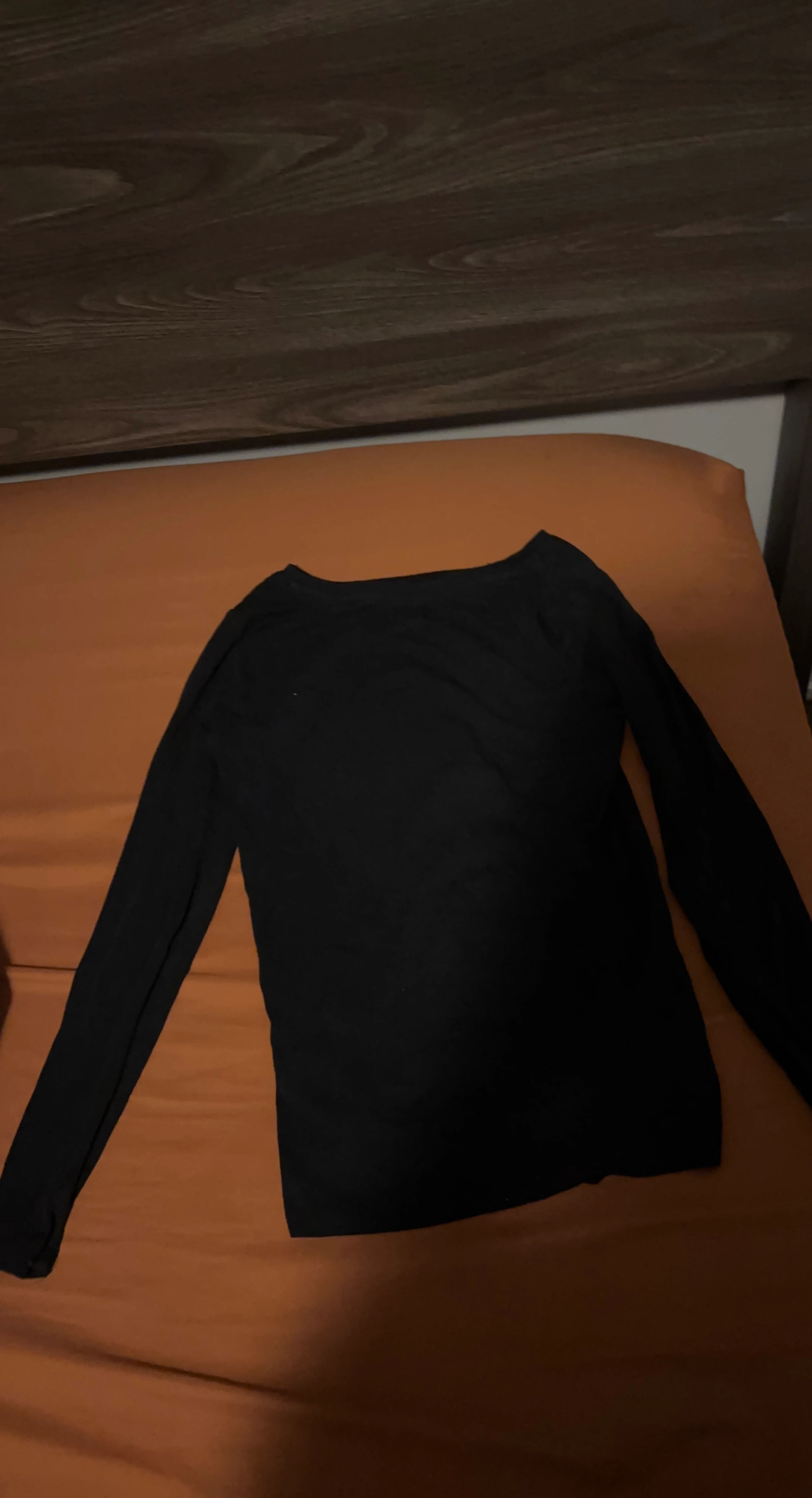 Black long-sleeve shirt