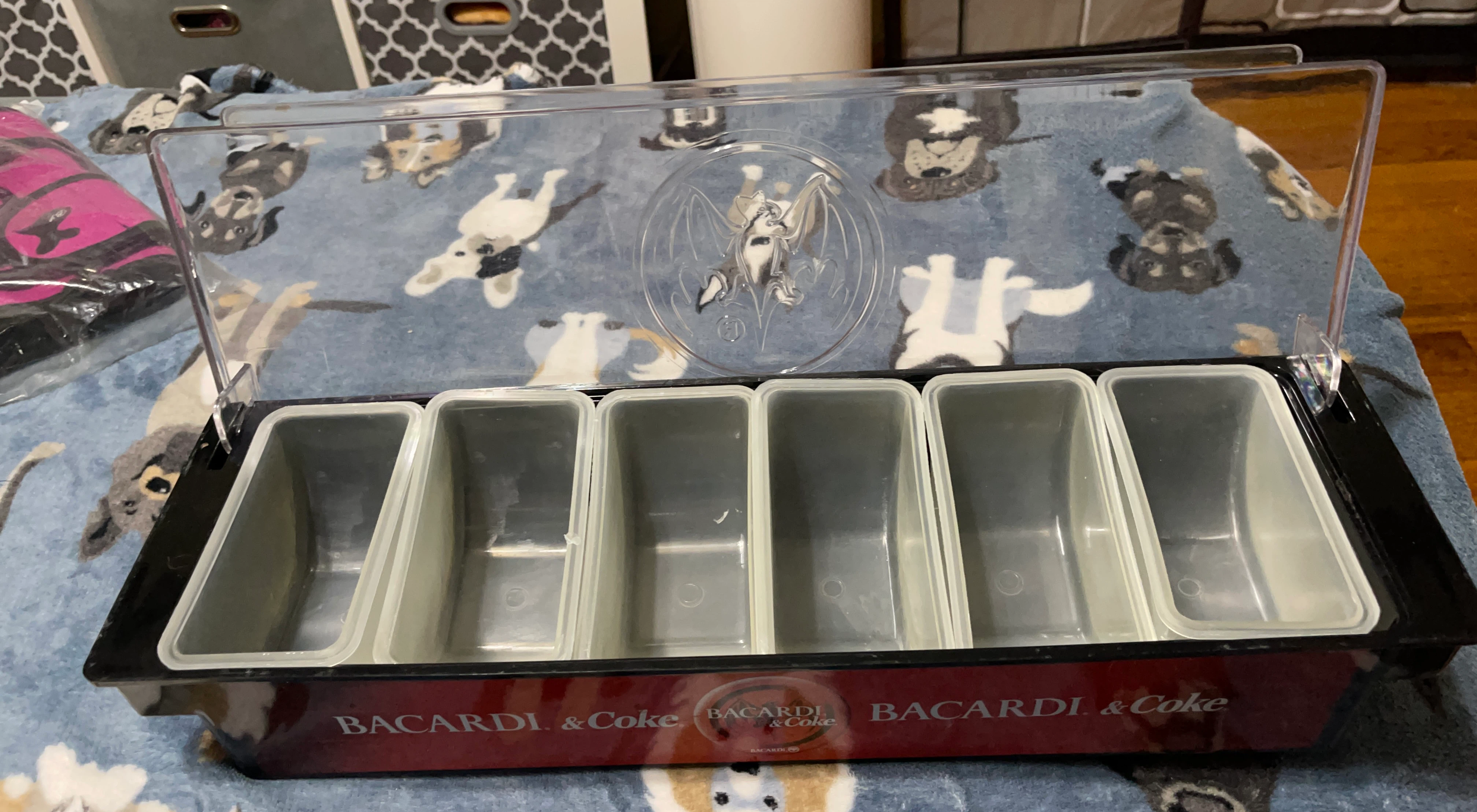 Bacardi & Coke Bar Caddy Condiment Holder