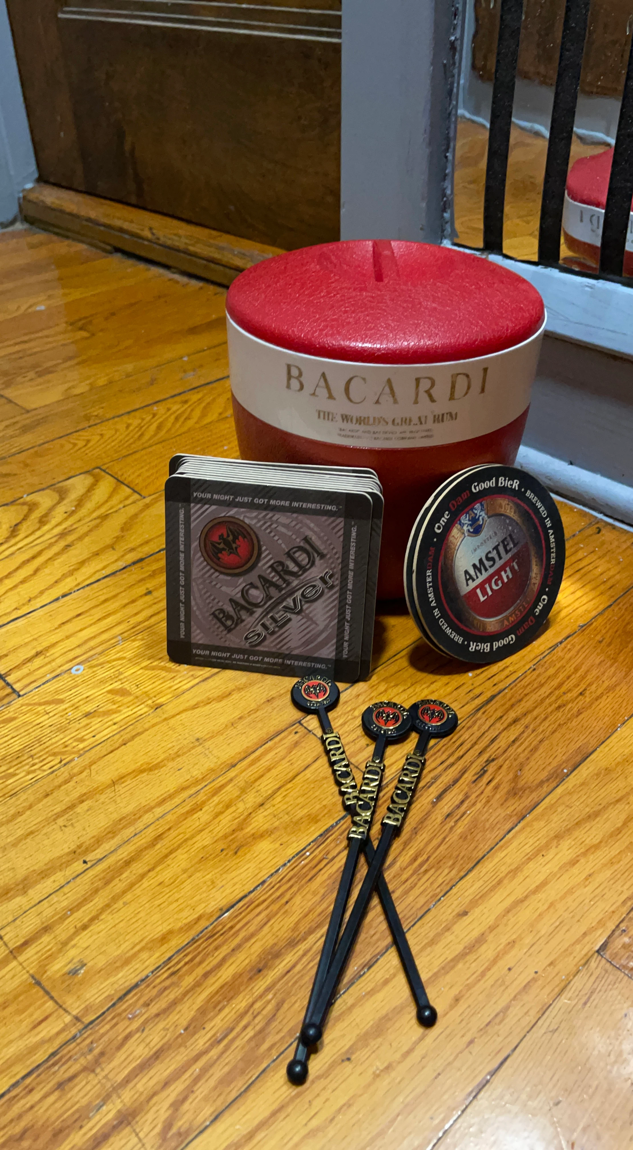 Bacardi Silver Rum promotional items