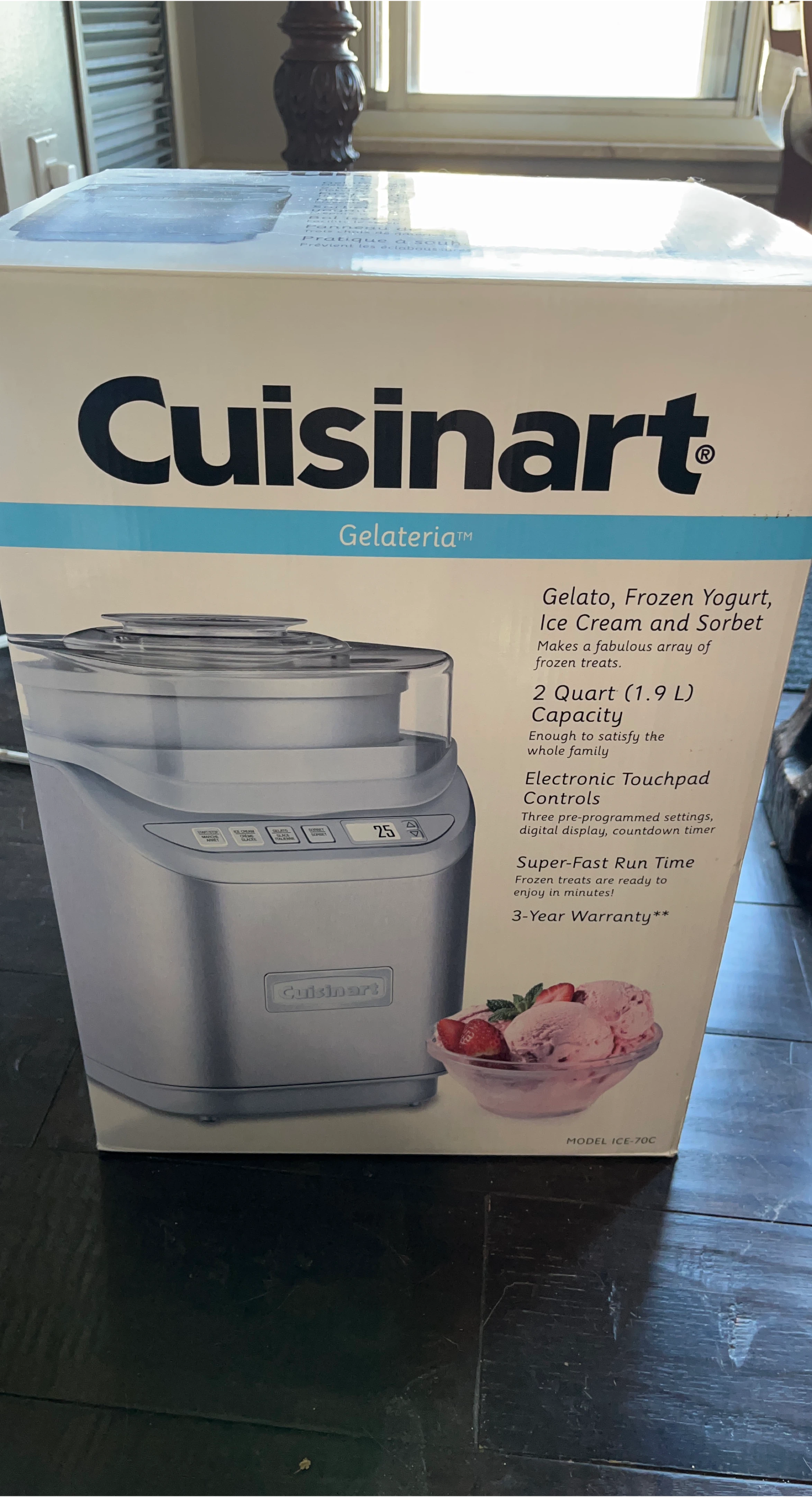 Cuisinart Gelateria Ice Cream Maker ICE-70C