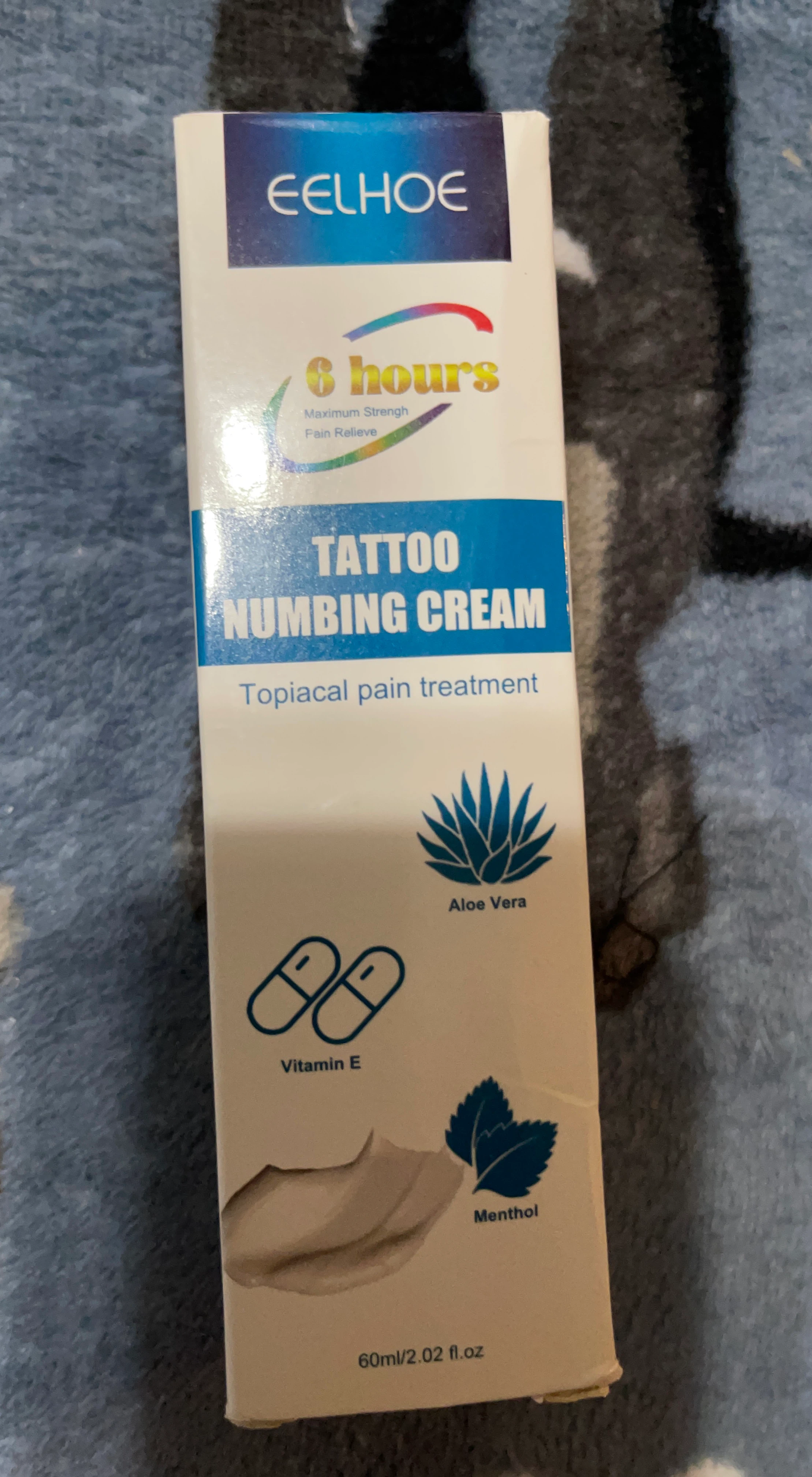EELHOE Tattoo Numbing Cream - 60ml