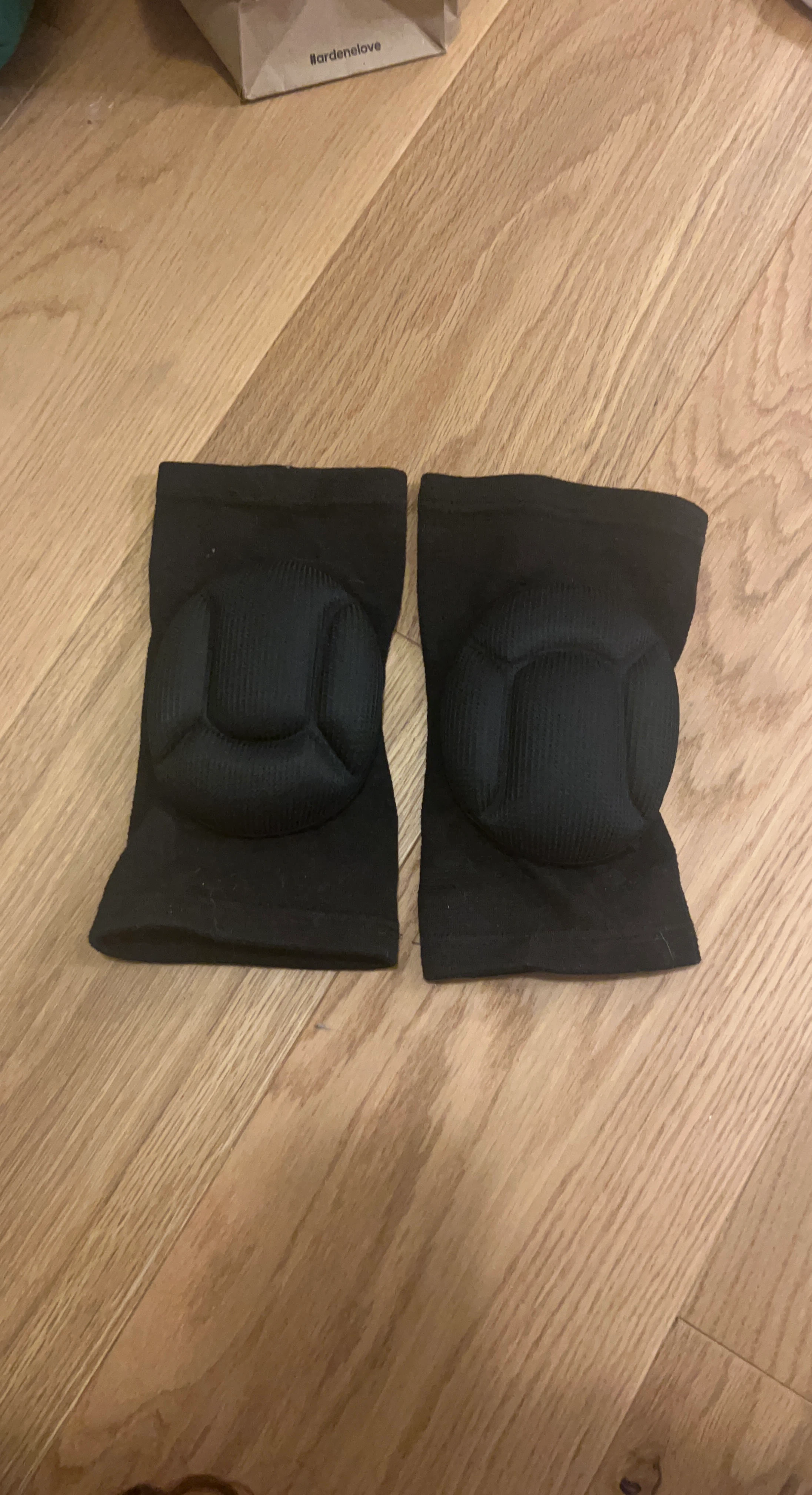 Black Kids Size Knee Pads