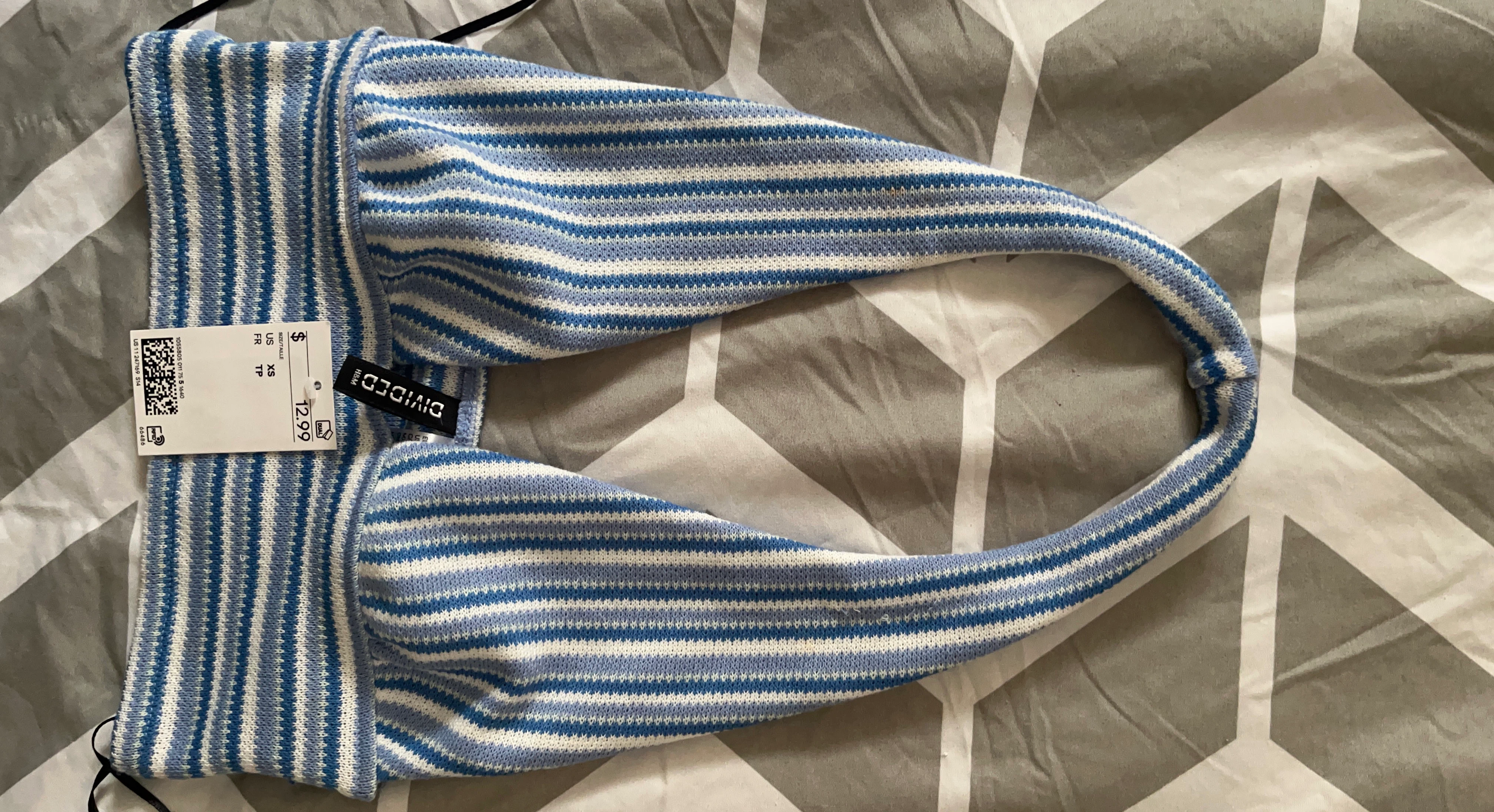 H&M Divided Striped Knit Top XS - photo 2